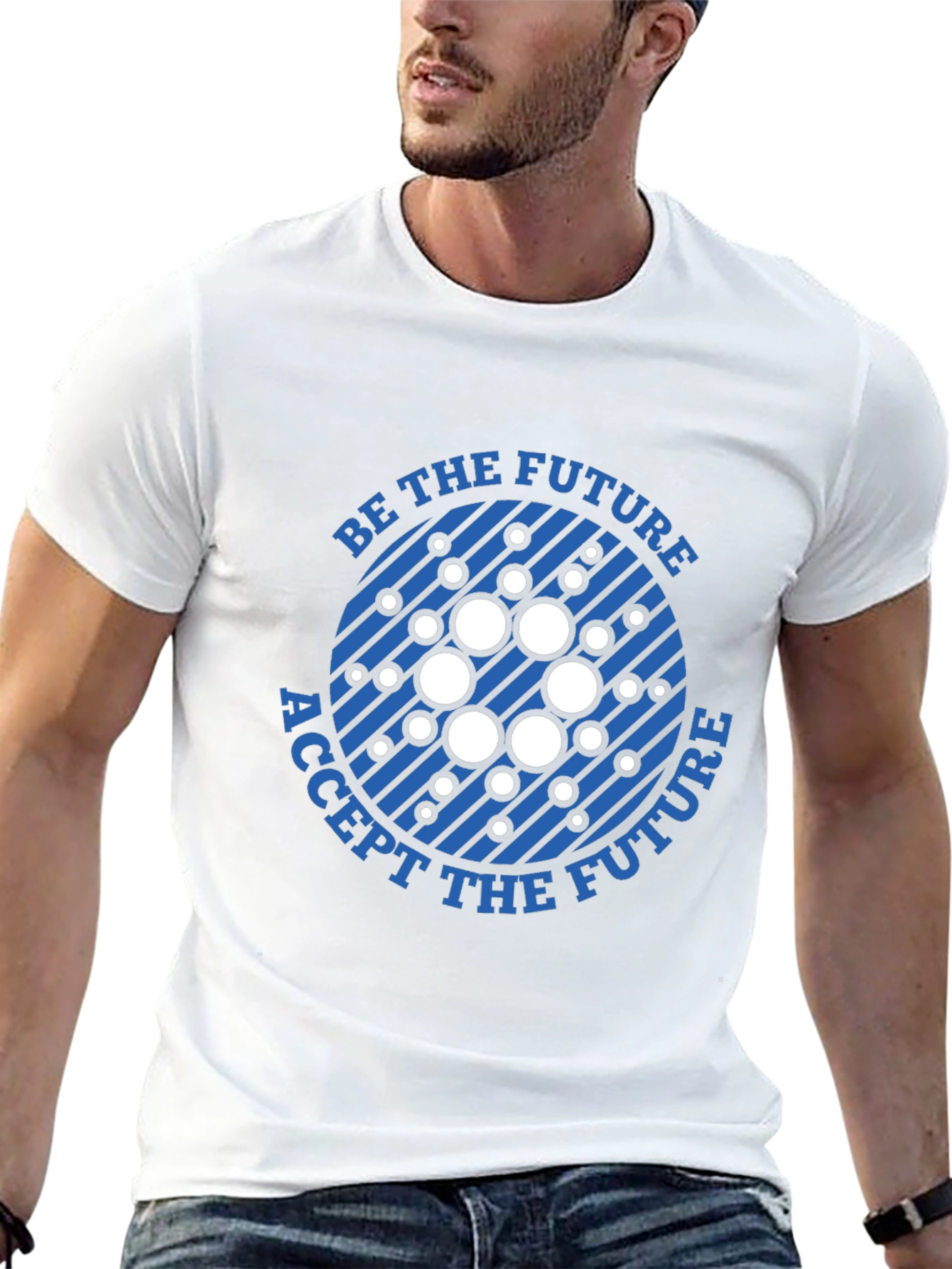 Be the Future Black T-Shirt - Crypto Inspired Design