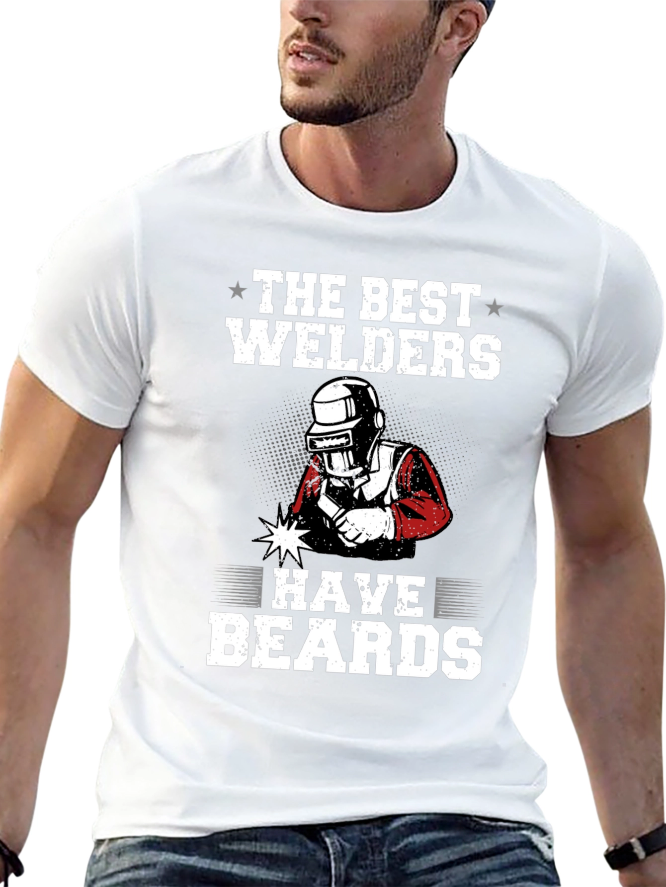 Welder Beard T-Shirt - Black