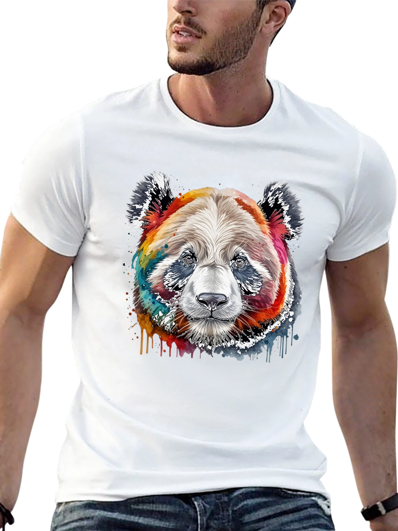 Watercolor Panda Bear T-Shirt