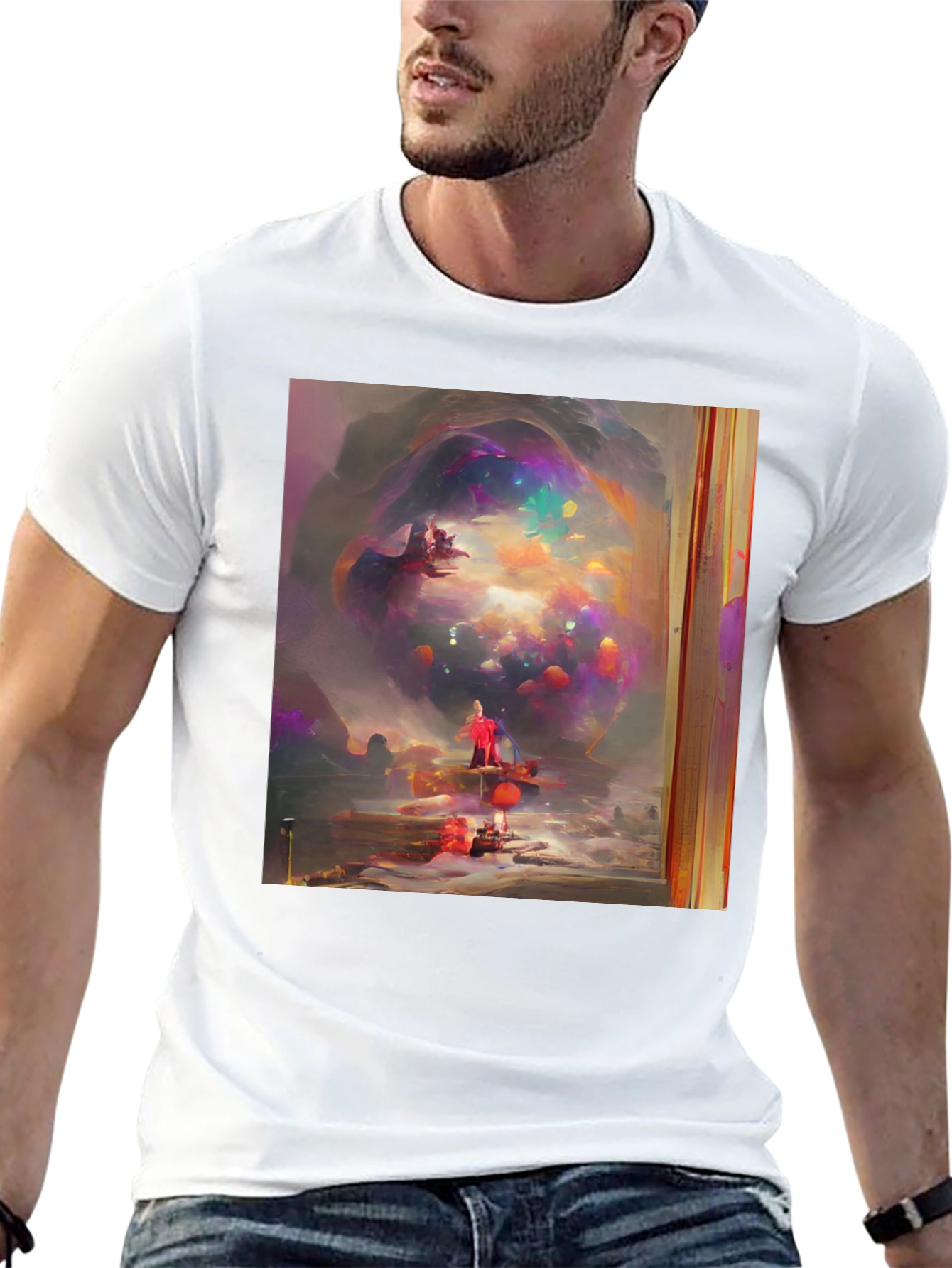 Abstract Art T-Shirt - Unique Design Soft Fabric