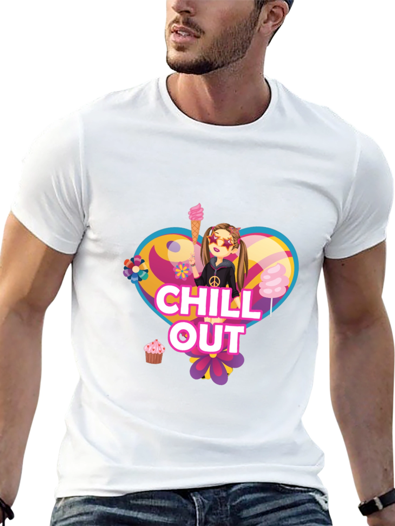 Chill Out Graphic Tee - Fun Design T-Shirt