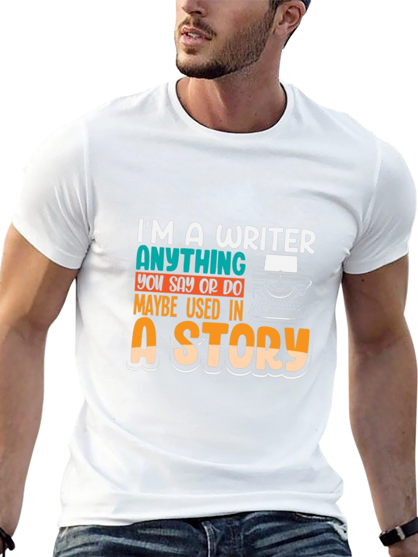 Writer Novelty Graphic T-Shirt