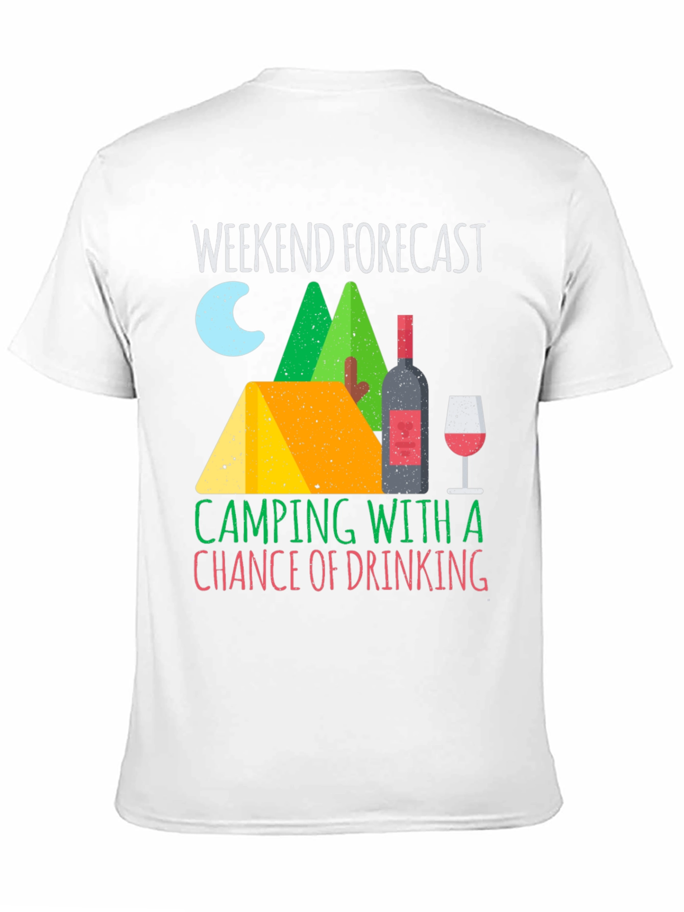 Camping & Drinking Forecast T-Shirt