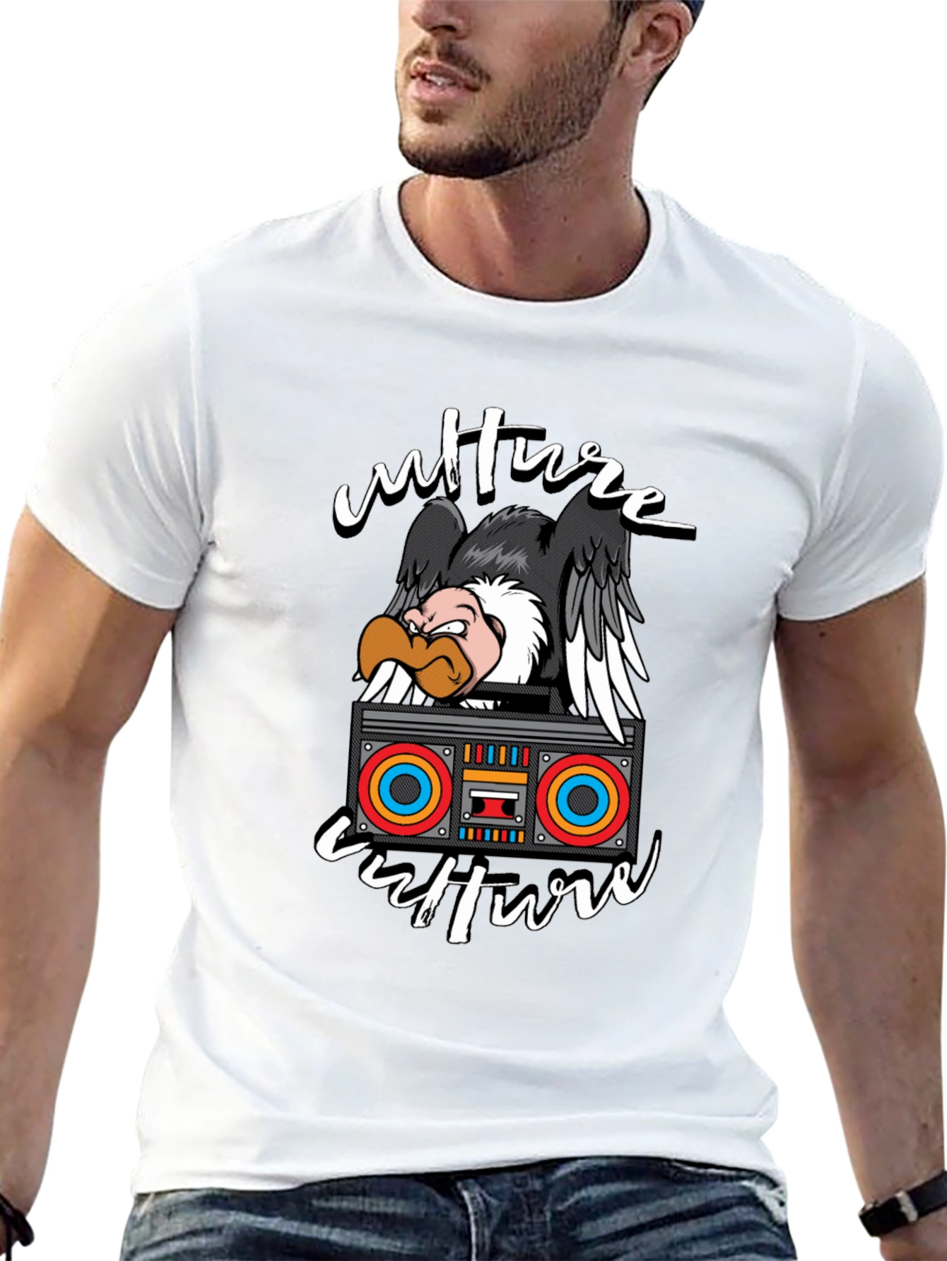 Culture Vulture Boombox Graphic Tee