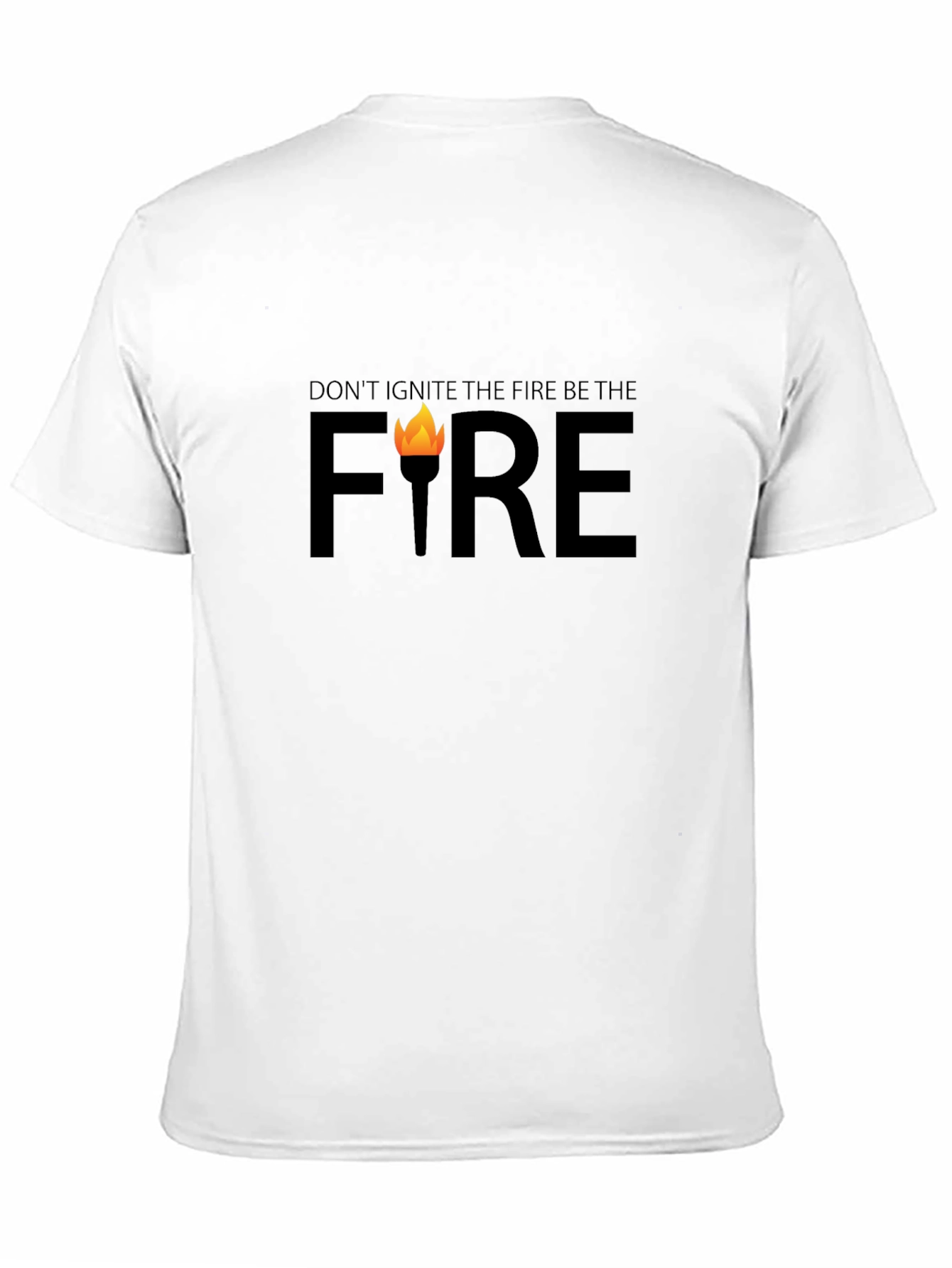 Be The Fire Black Graphic Tee