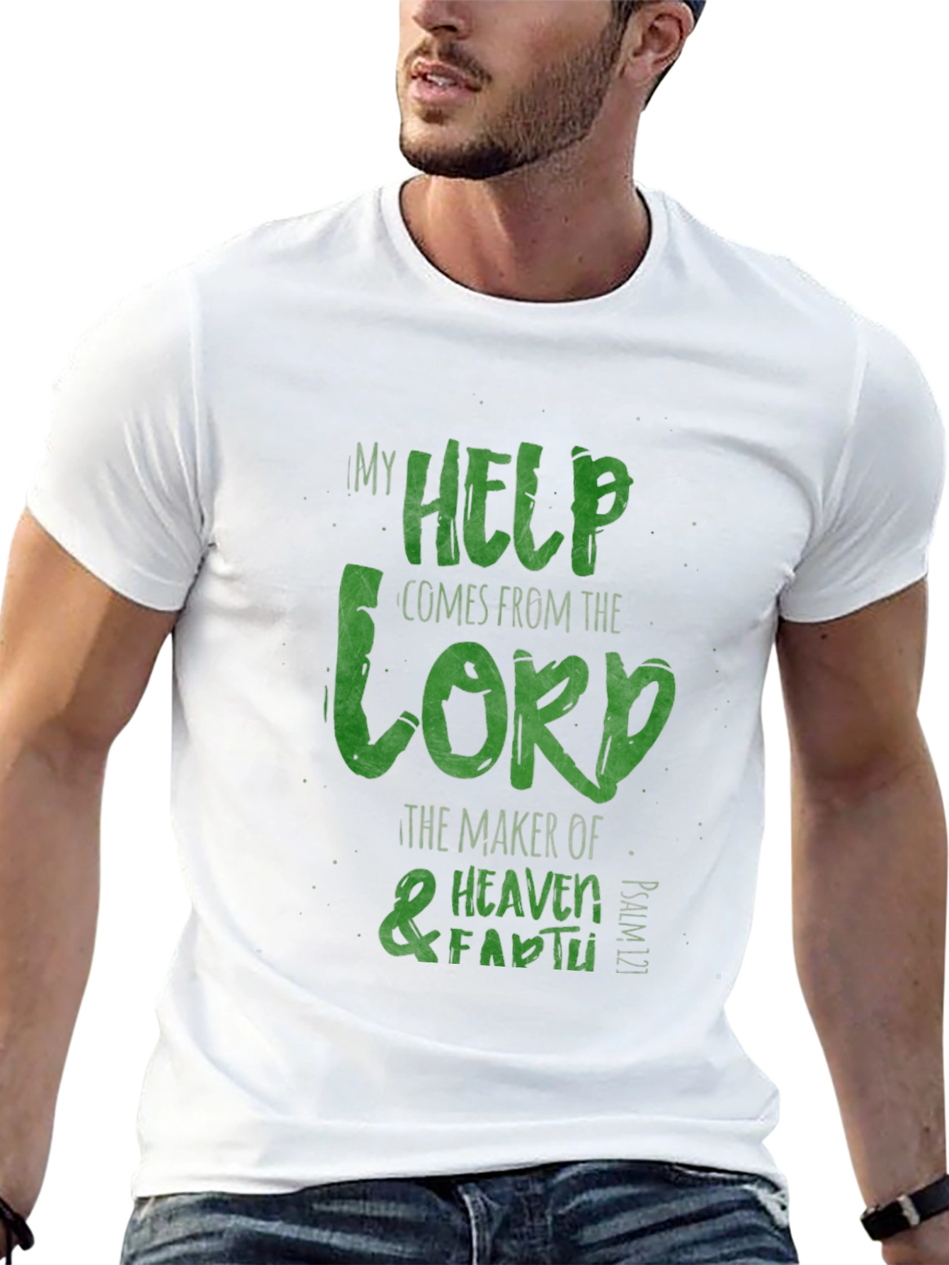 My Help Comes From The Lord Graphic Tee