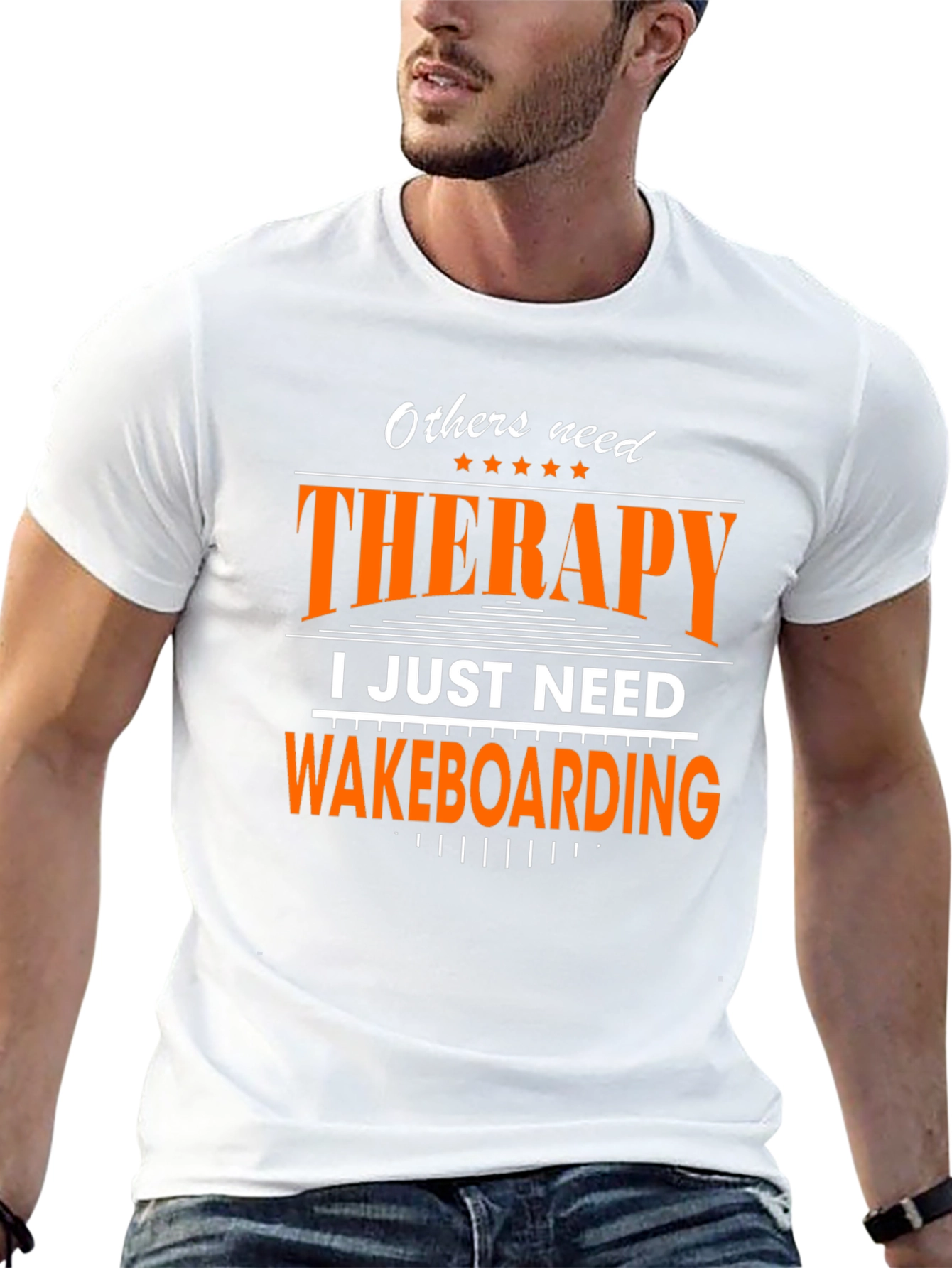 Wakeboarding Therapy T-Shirt - Novelty Graphic Tee