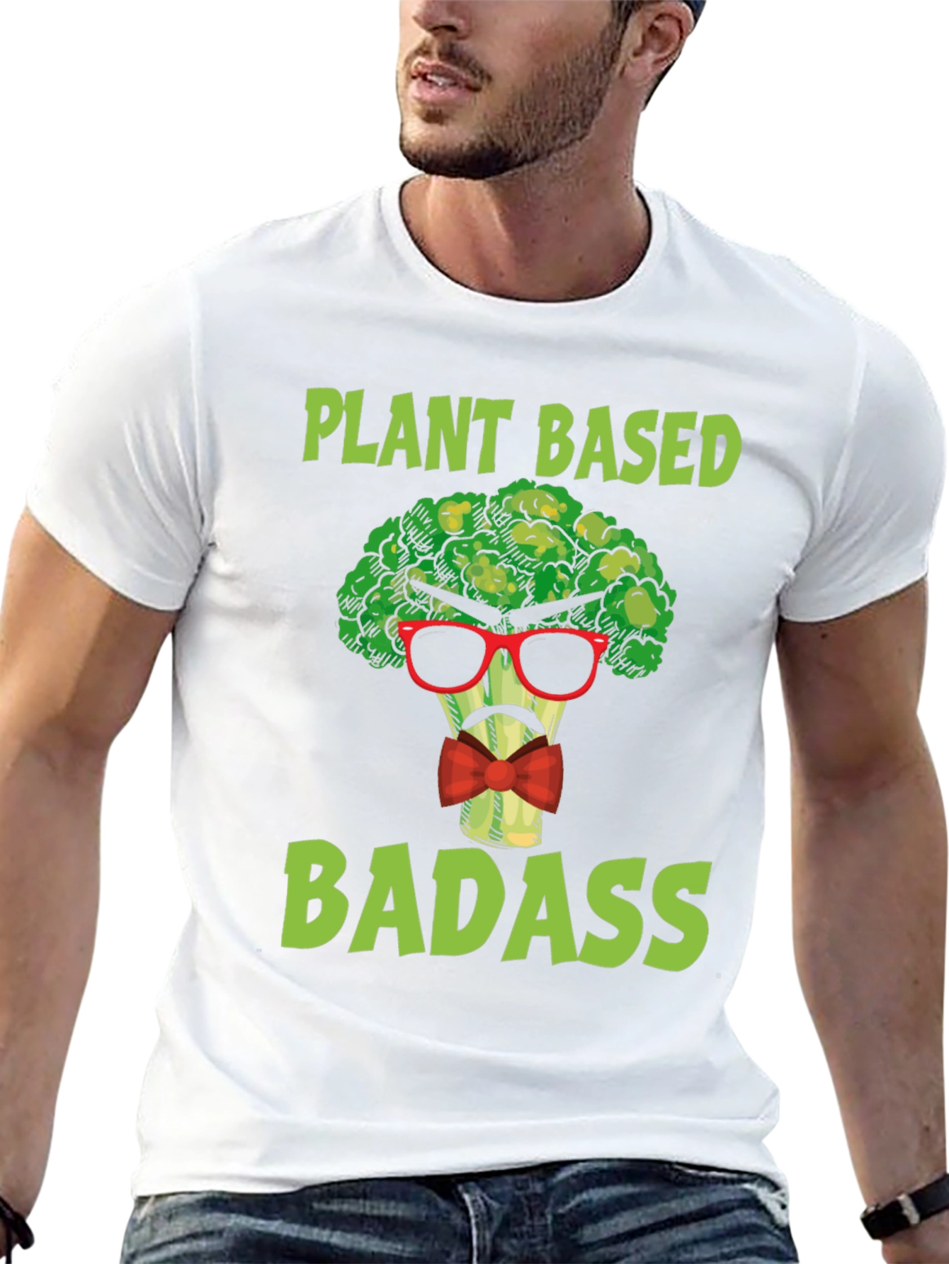 Plant Based Badass T-Shirt - Funny Vegan Tee