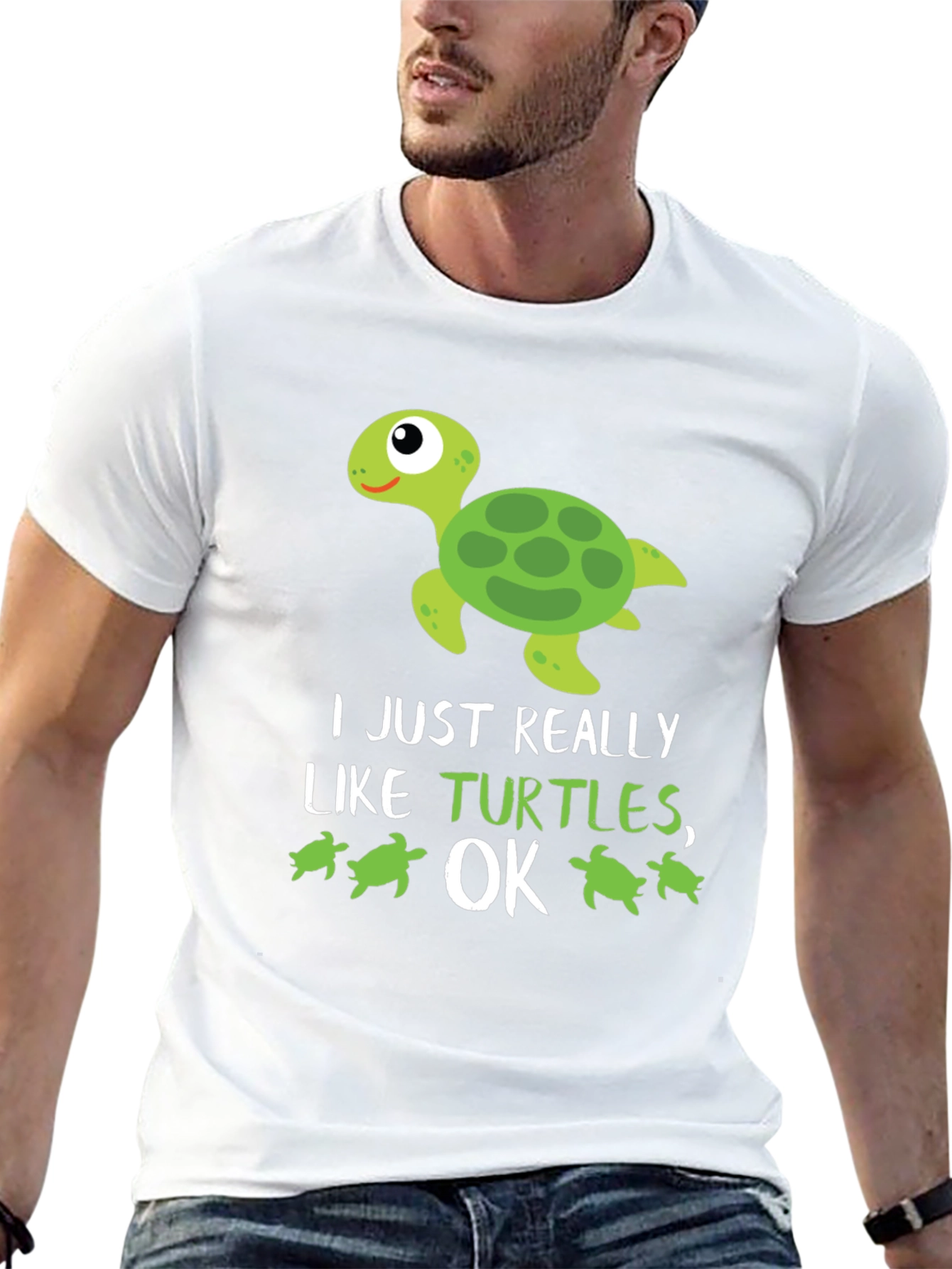 Funny Turtle Lover Graphic T-Shirt