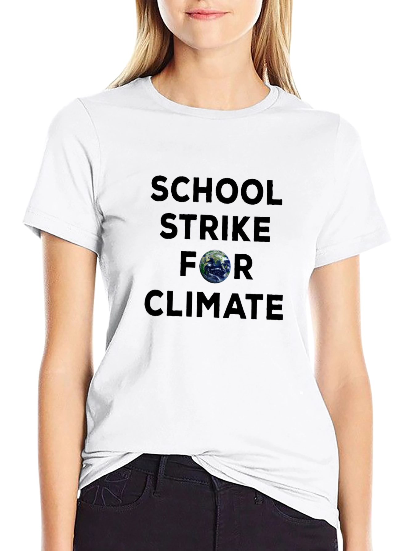 School Strike for Climate Earth Graphic Tee