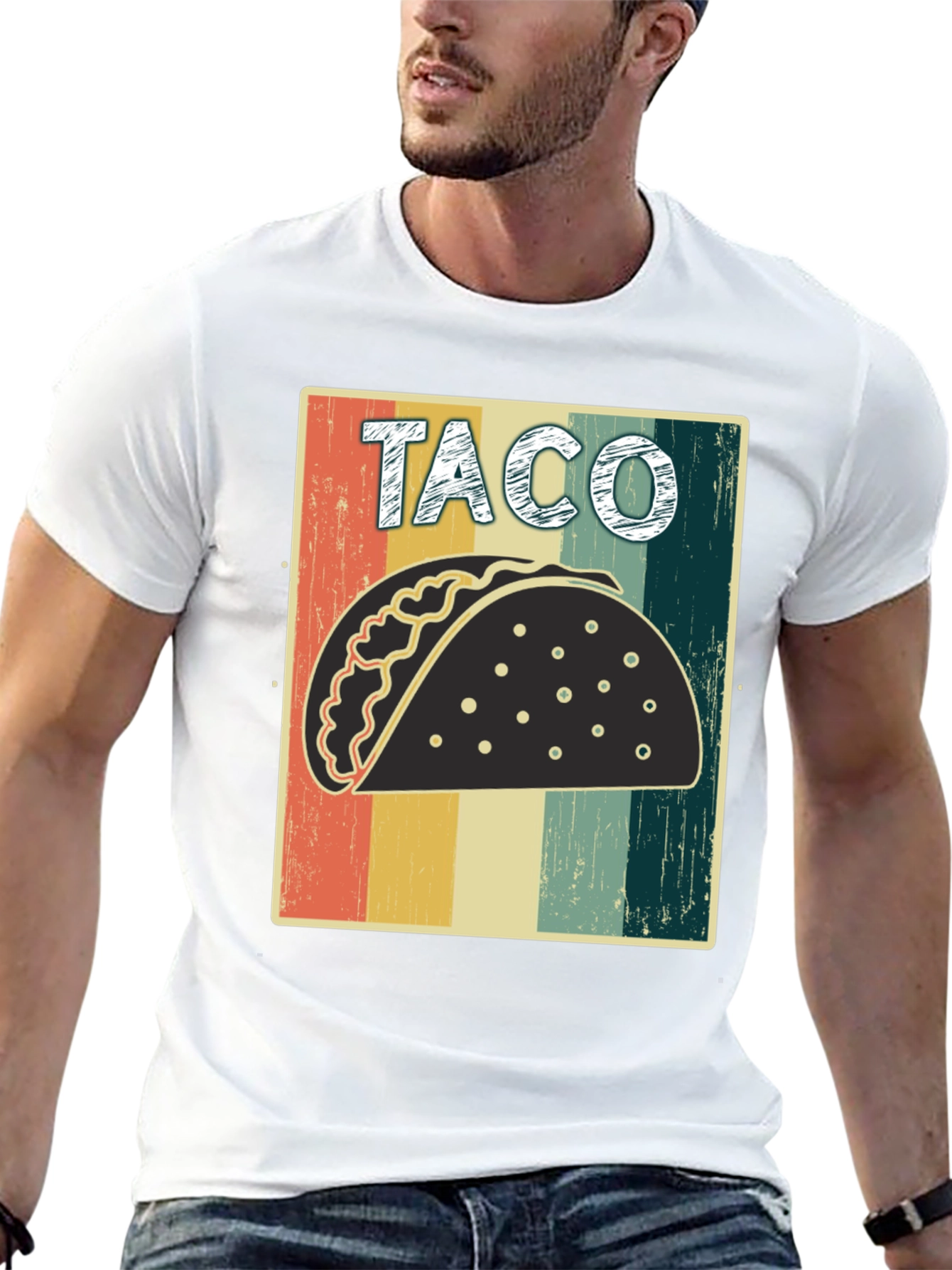 Retro Taco Graphic Tee - Comfort Fit
