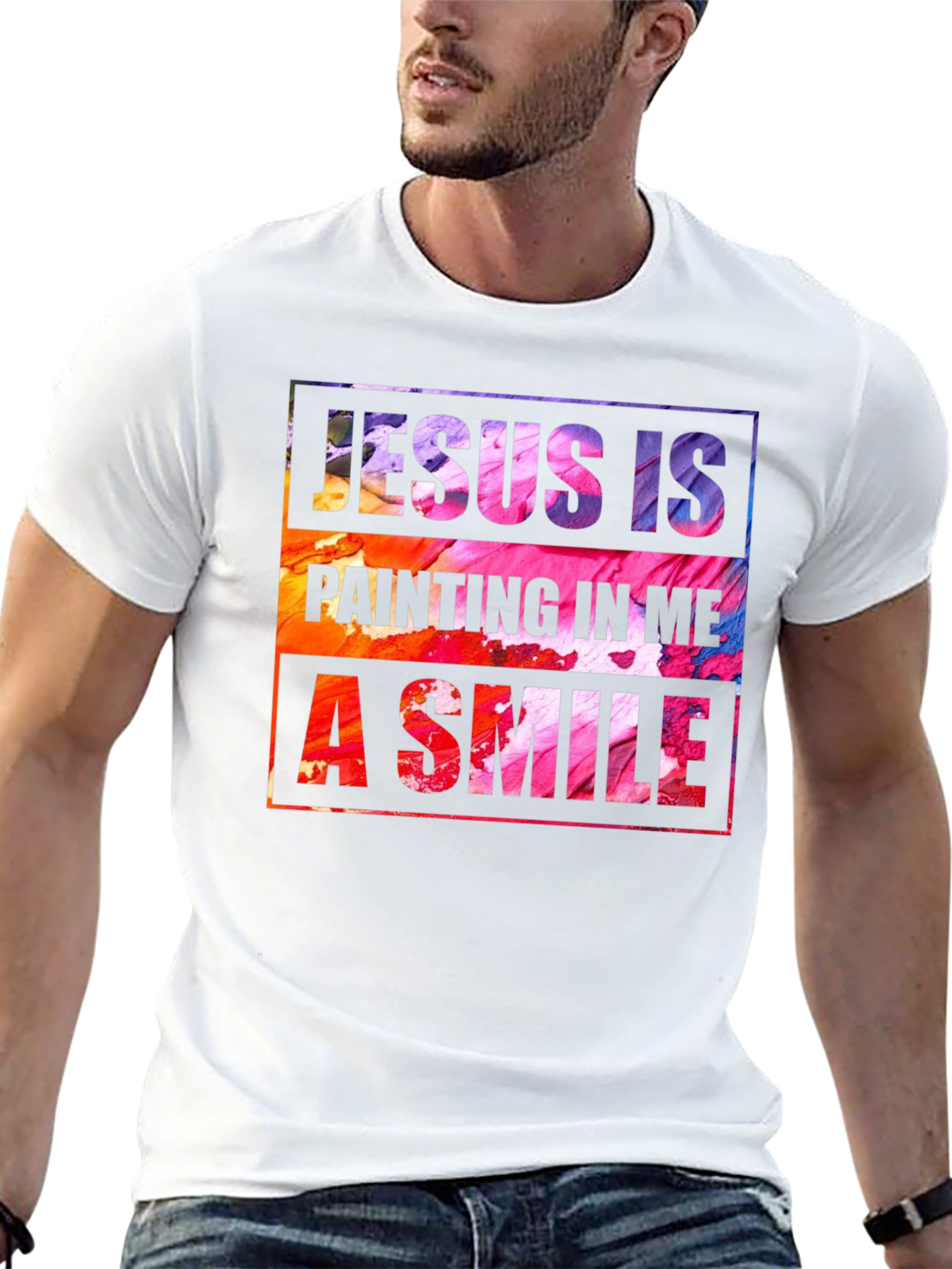 Jesus is Painting Me a Smile T-Shirt