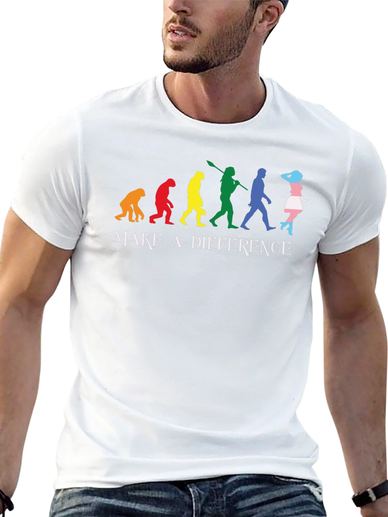 Make A Difference Evolution Tee - Black