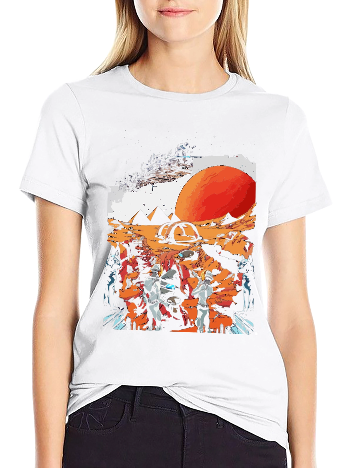 Sci-Fi Martian Adventure Graphic Tee