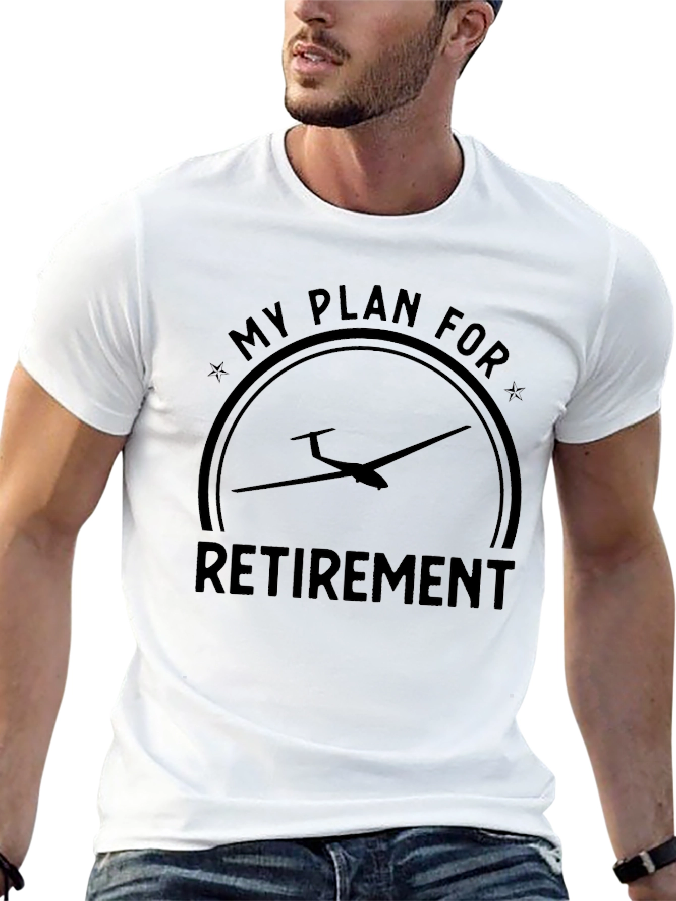 Glider Retirement Plan Black T-Shirt