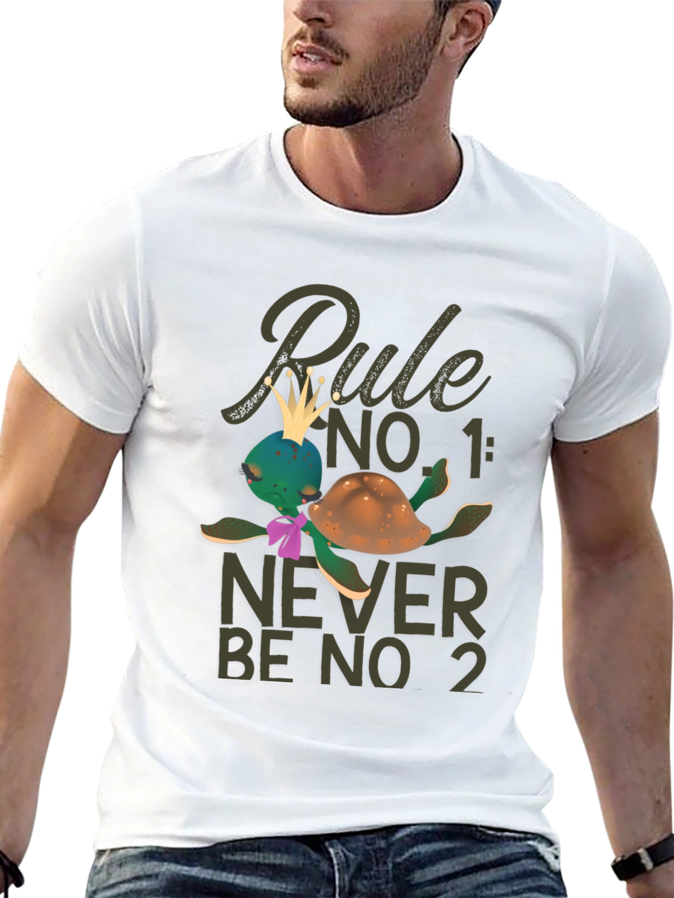 Rule No. 1 Turtle Graphic T-Shirt