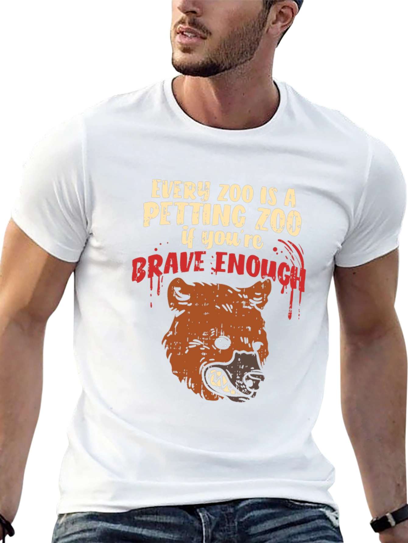 Every Zoo Petting Zoo Brave Enough T-Shirt