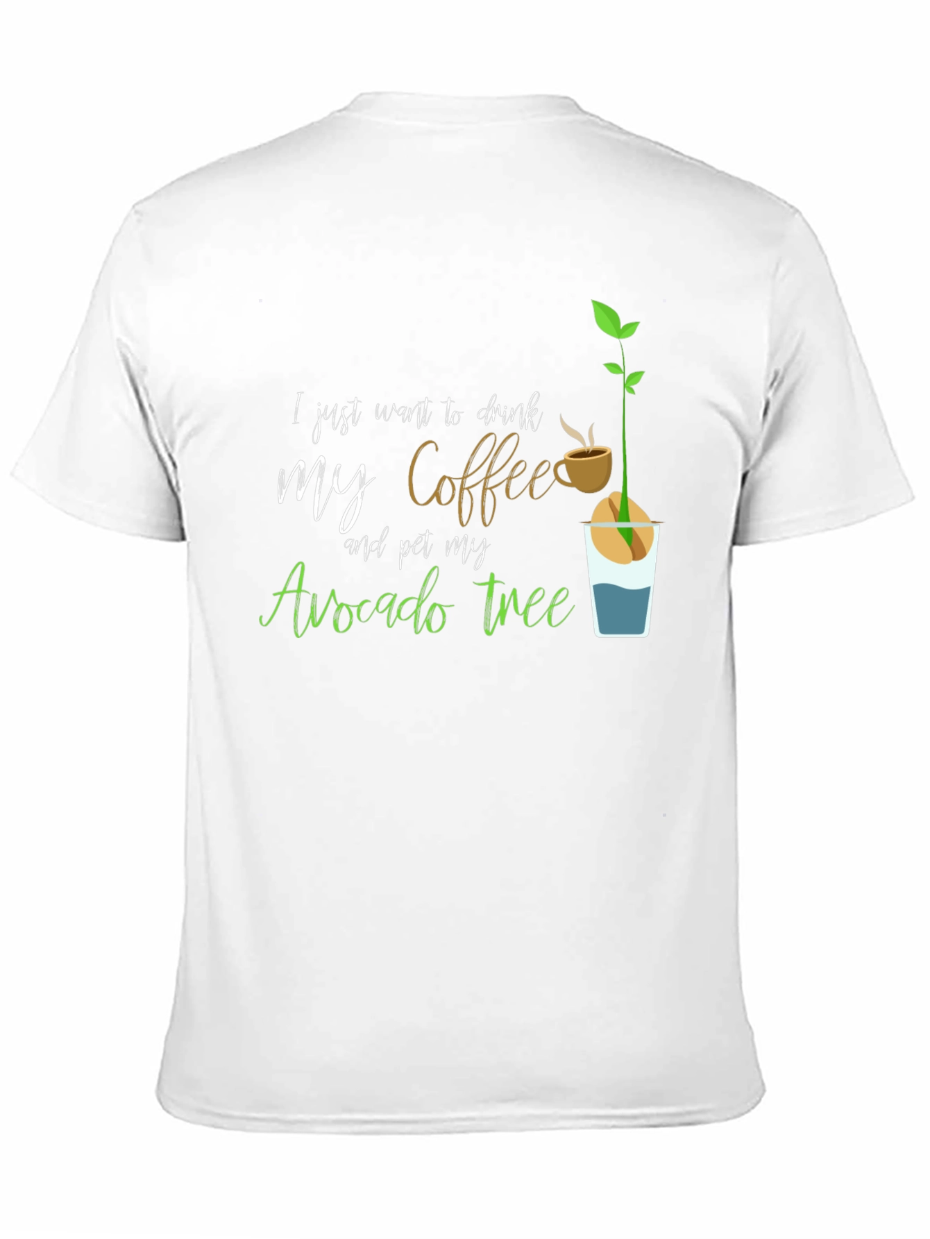 Coffee & Avocado Tree Graphic Tee