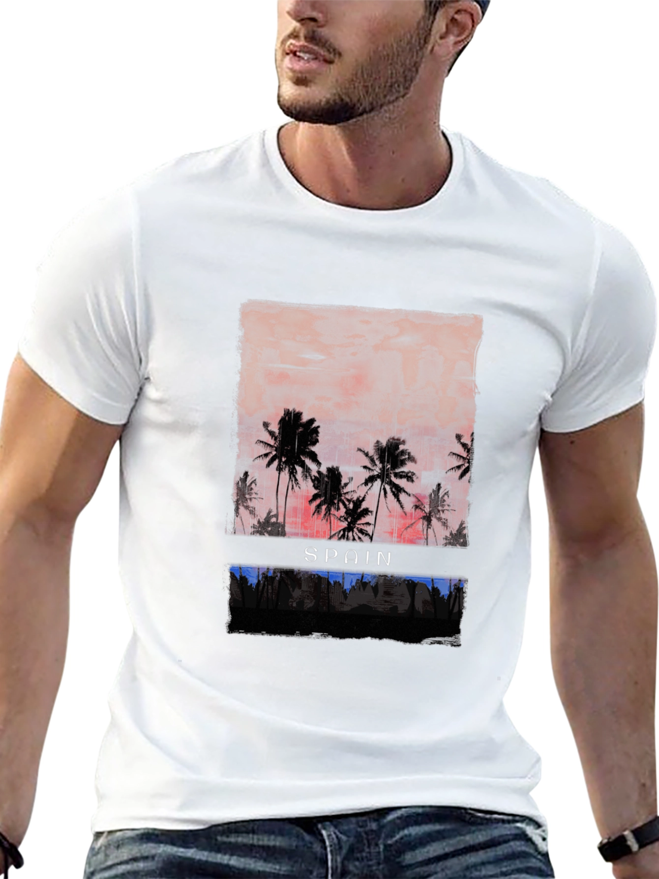 Spain Palm Tree T-Shirt