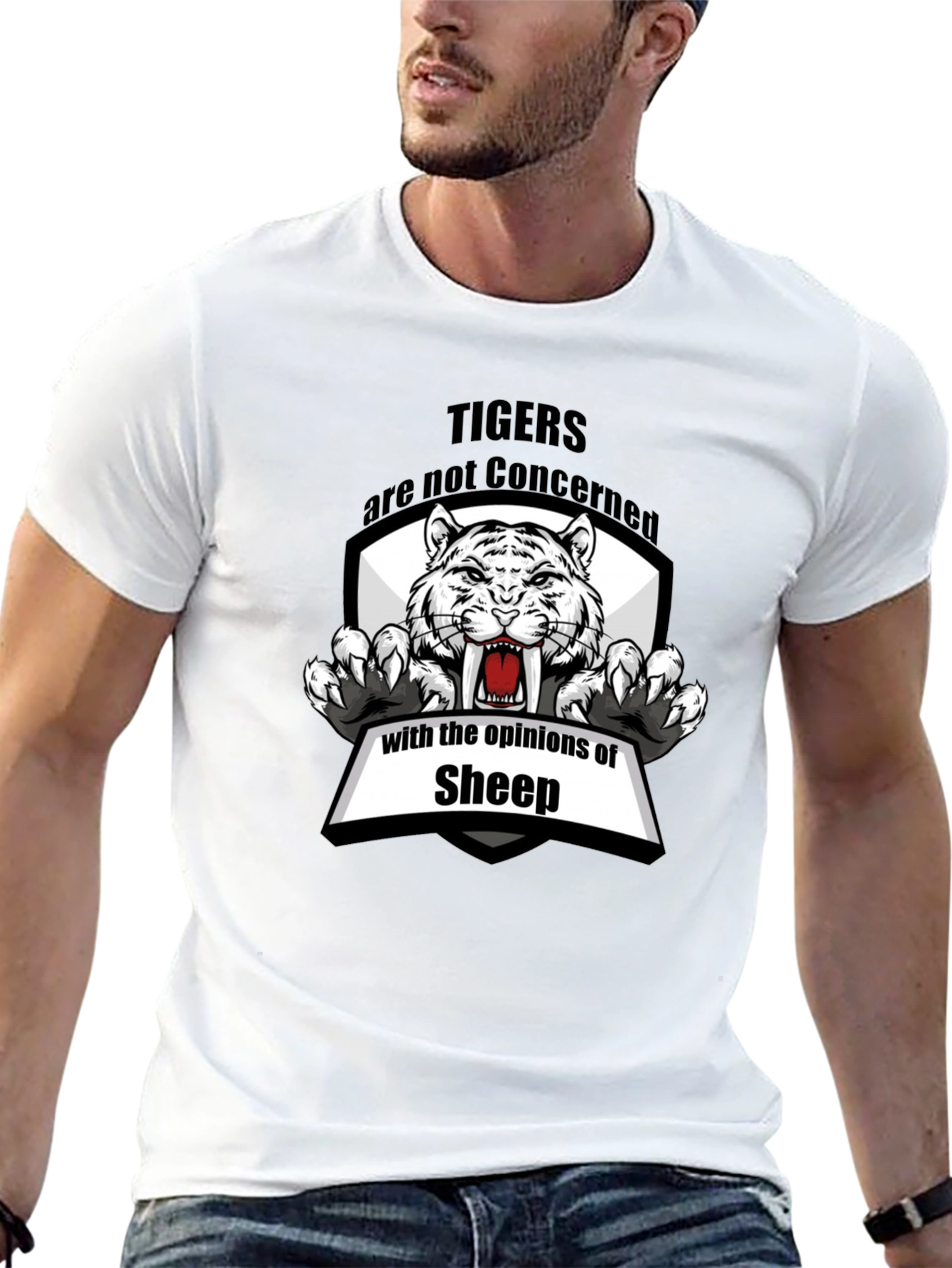 Tigers Not Concerned Graphic T-Shirt