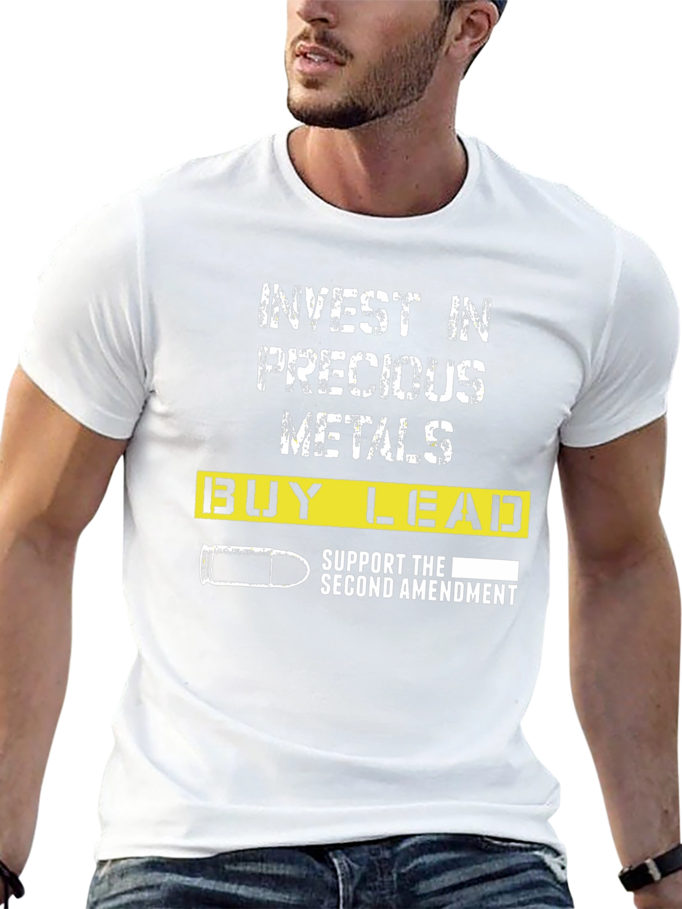 Invest in Lead T-Shirt - Second Amendment Support