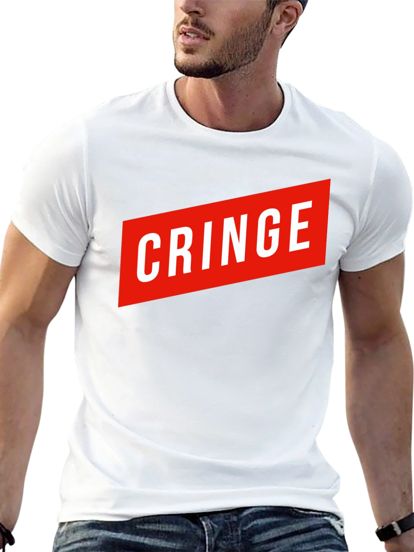 Cringe Graphic T-Shirt - Funny Meme Tee