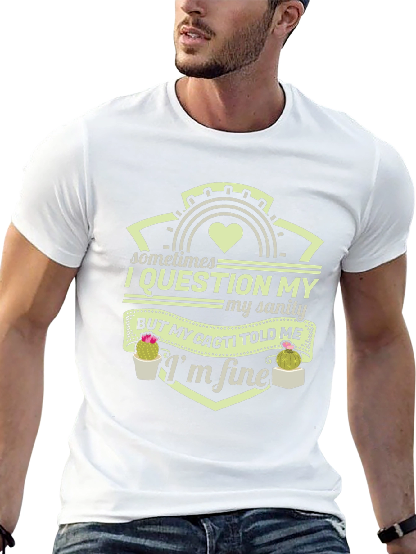 Funny Cacti Told Me Im Fine T-Shirt