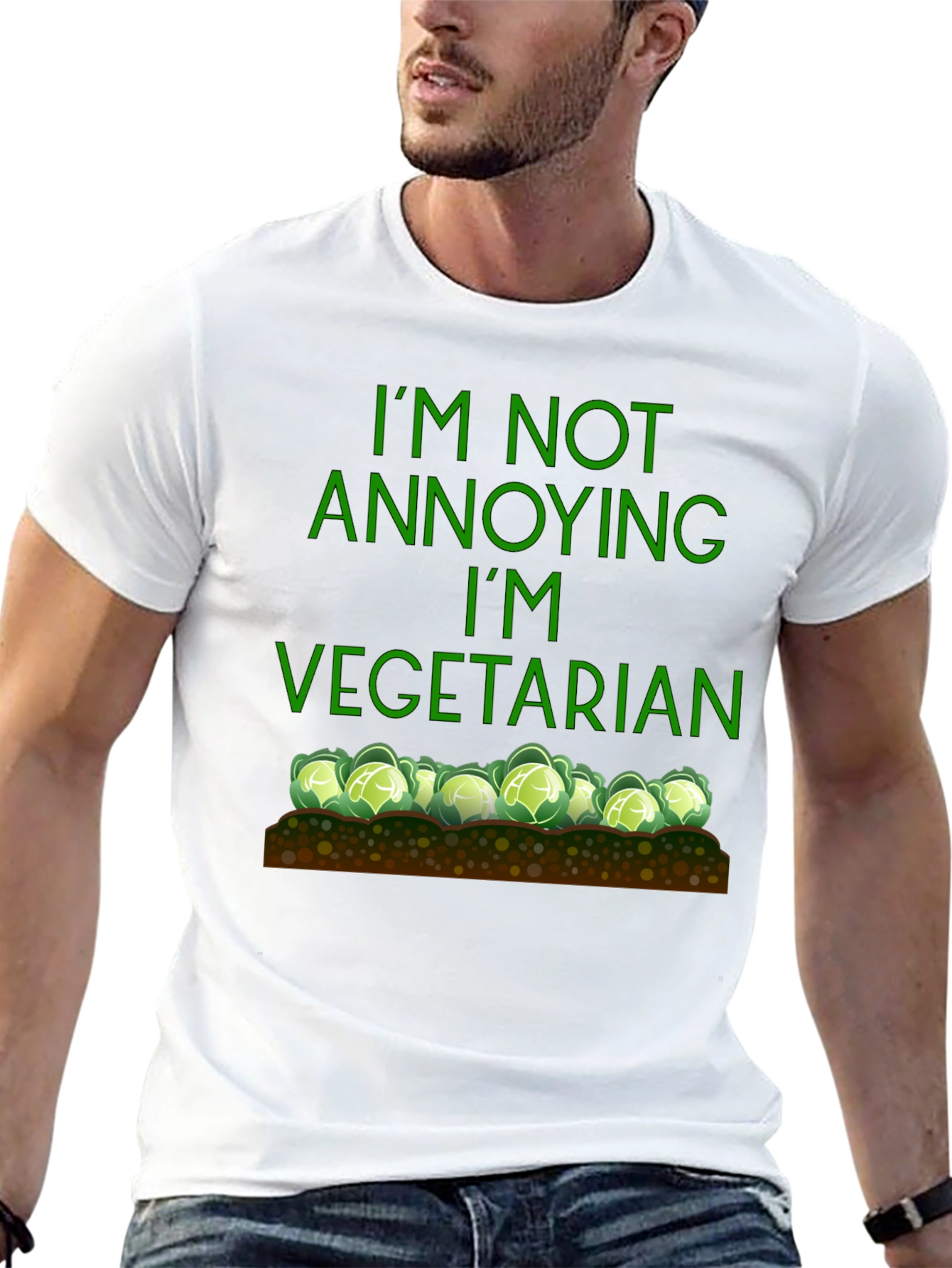 Funny Vegetarian T-Shirt - Im Not Annoying