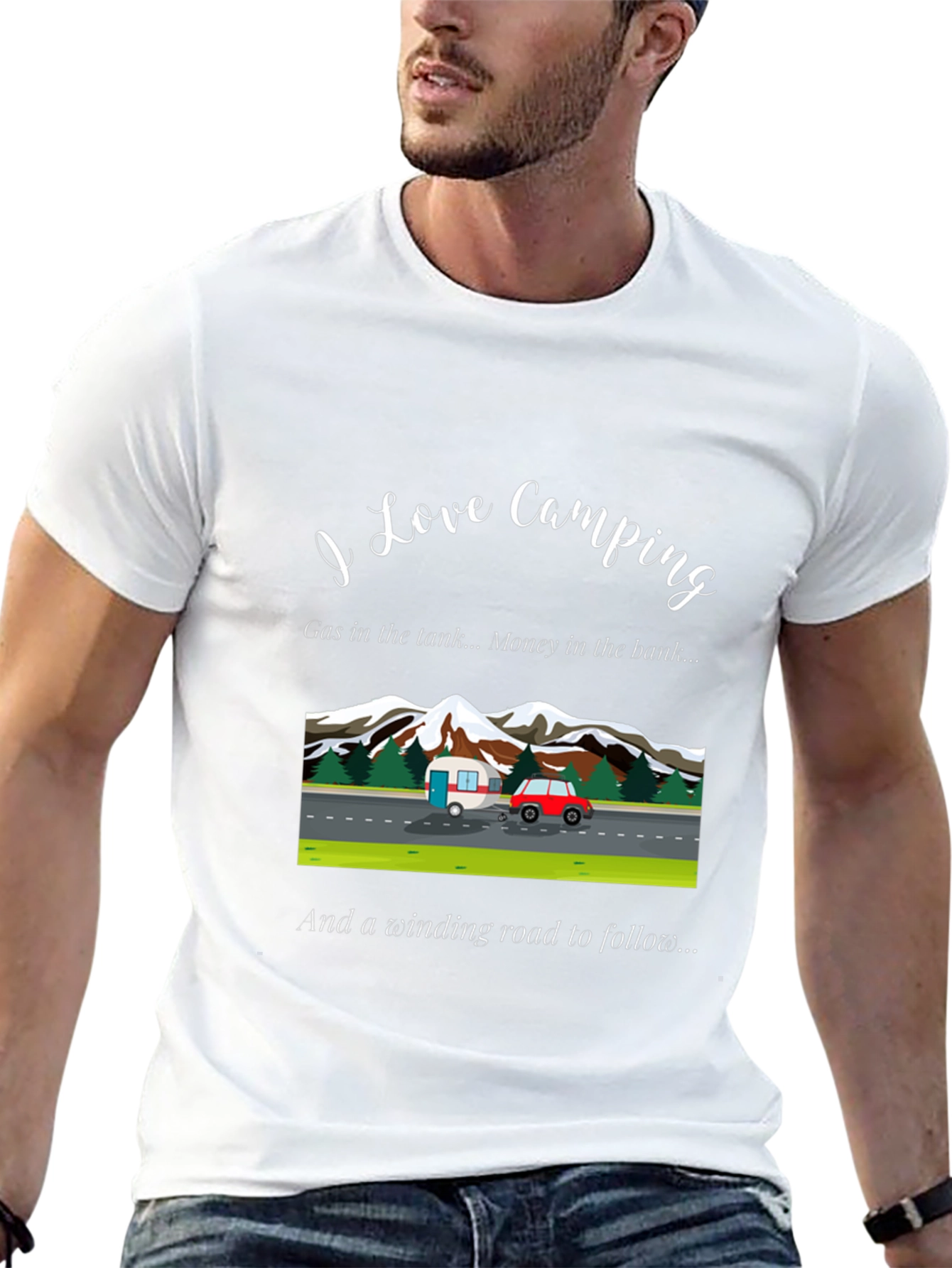 I Love Camping Graphic T-Shirt