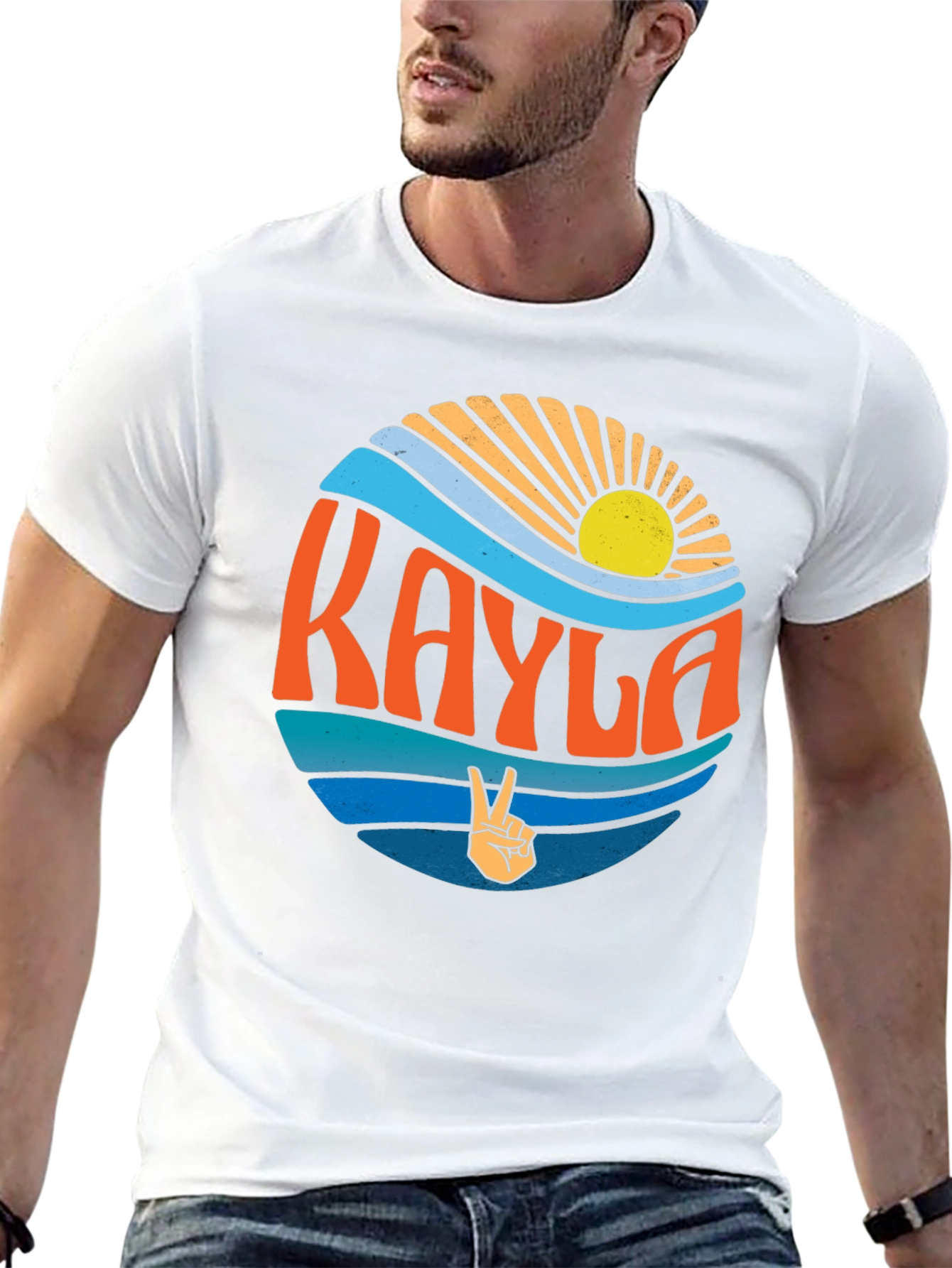 Retro Kayla Personalized T-Shirt