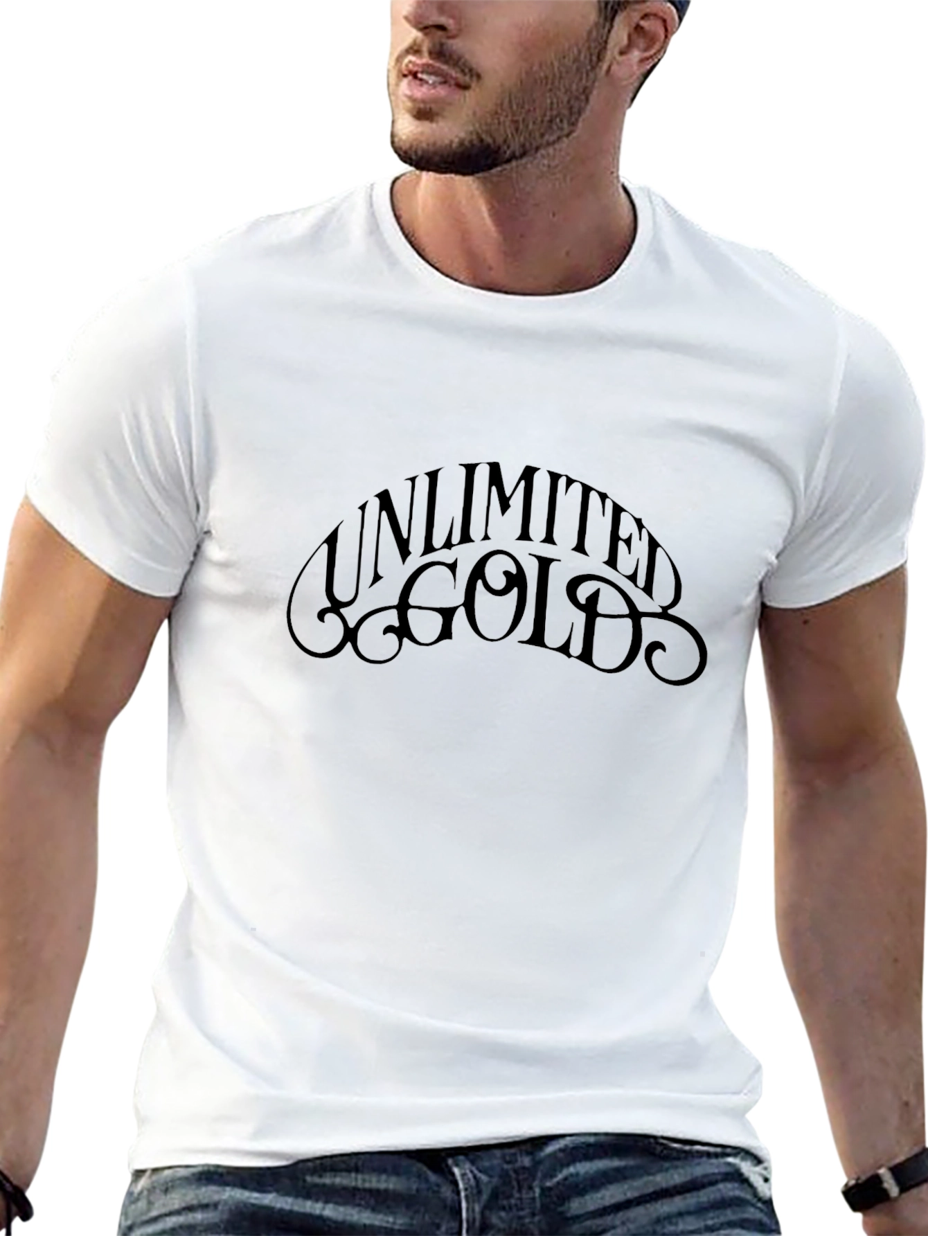 Unlimited Gold Black Graphic Tee