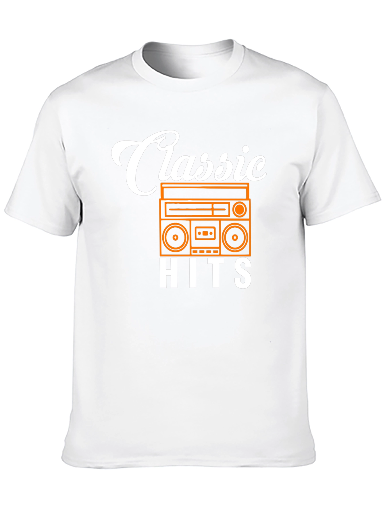 Classic Hits T-Shirt: Retro Boombox Design
