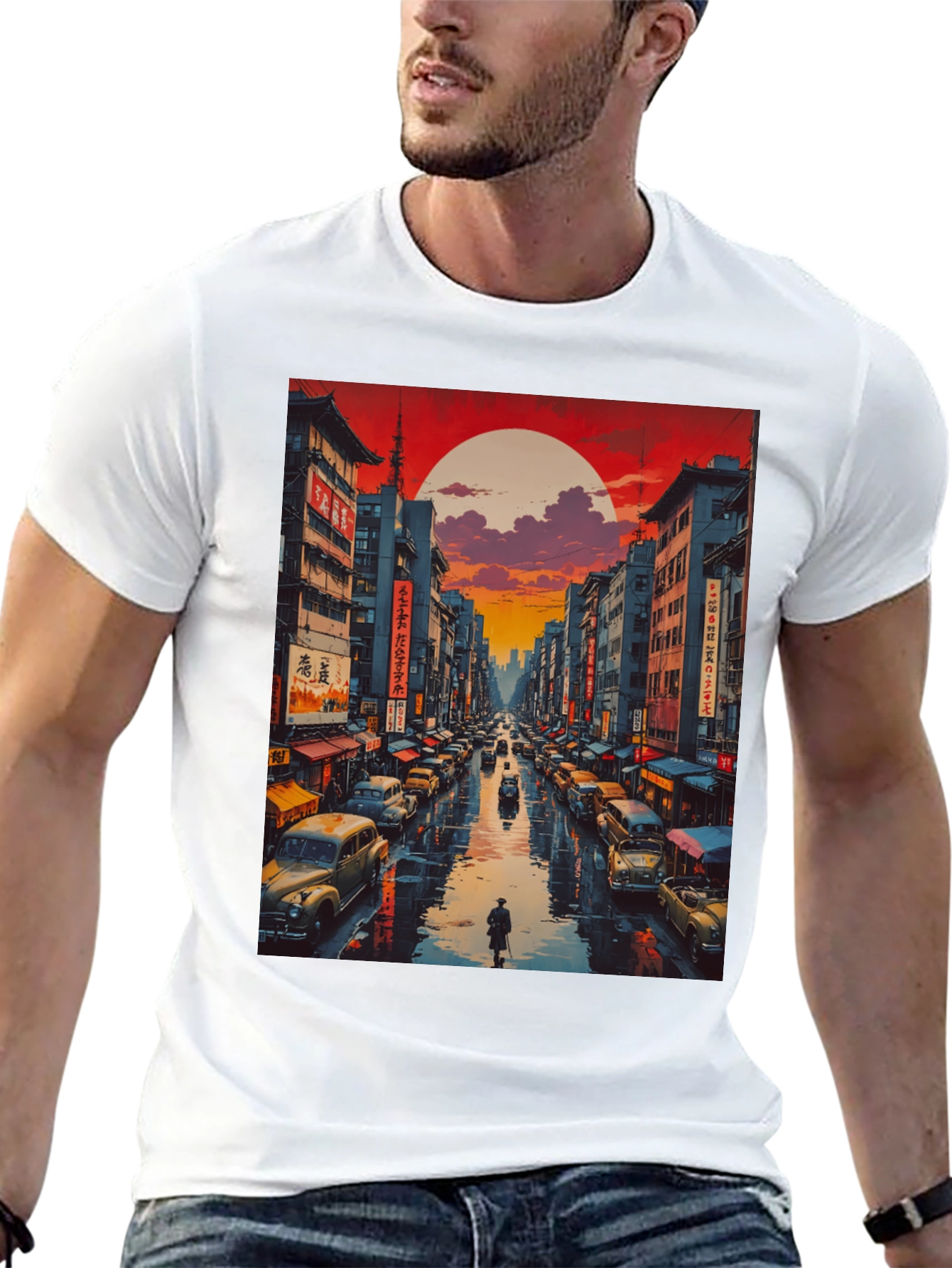 Retro Tokyo Street T-Shirt