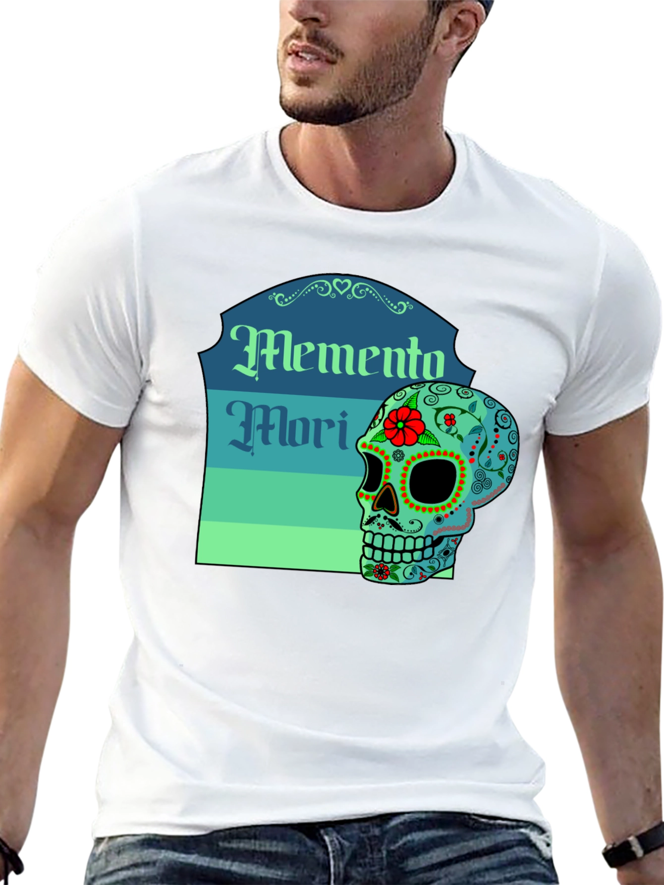 Memento Mori Sugar Skull T-Shirt