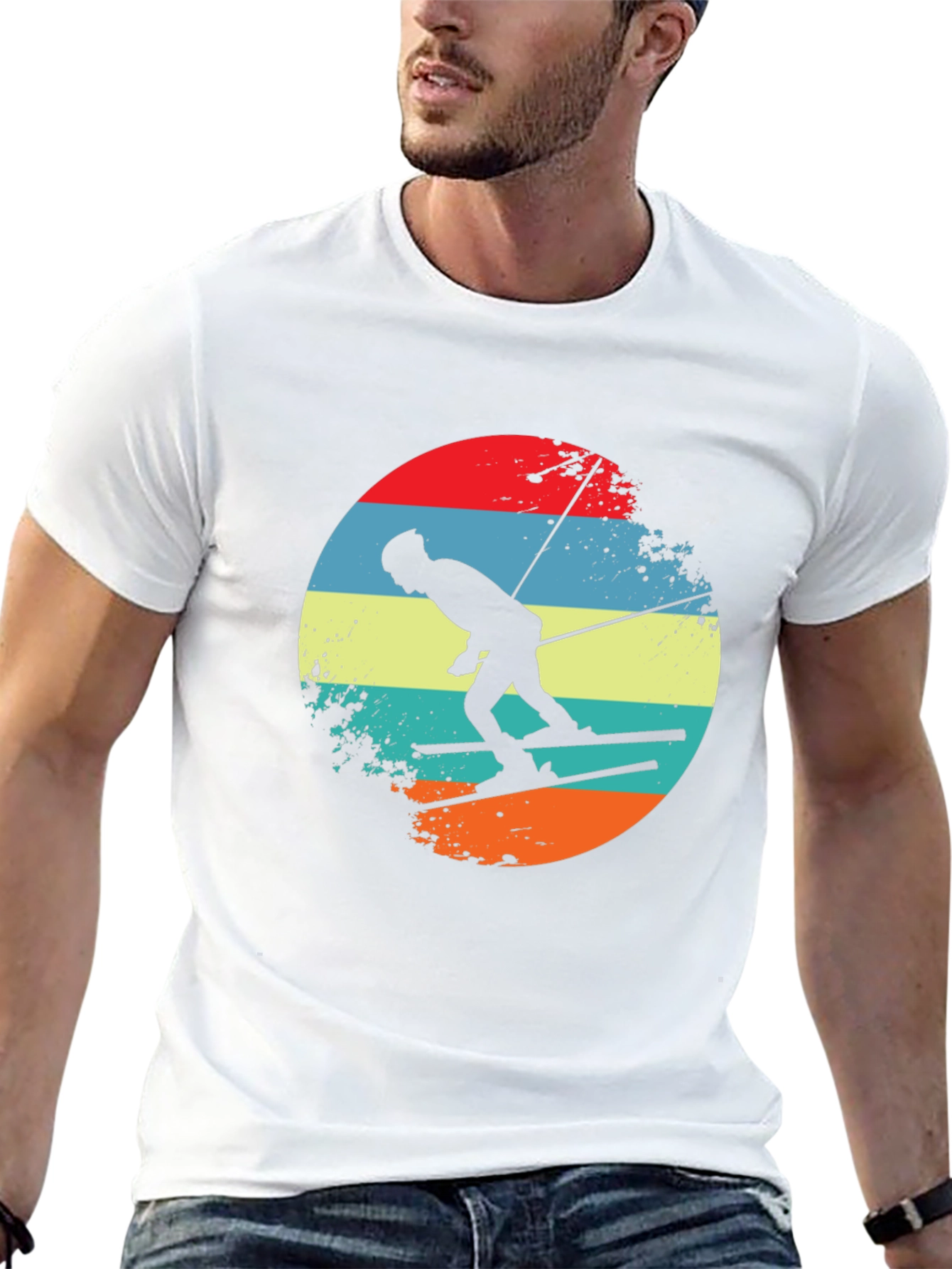 Retro Skiing T-Shirt