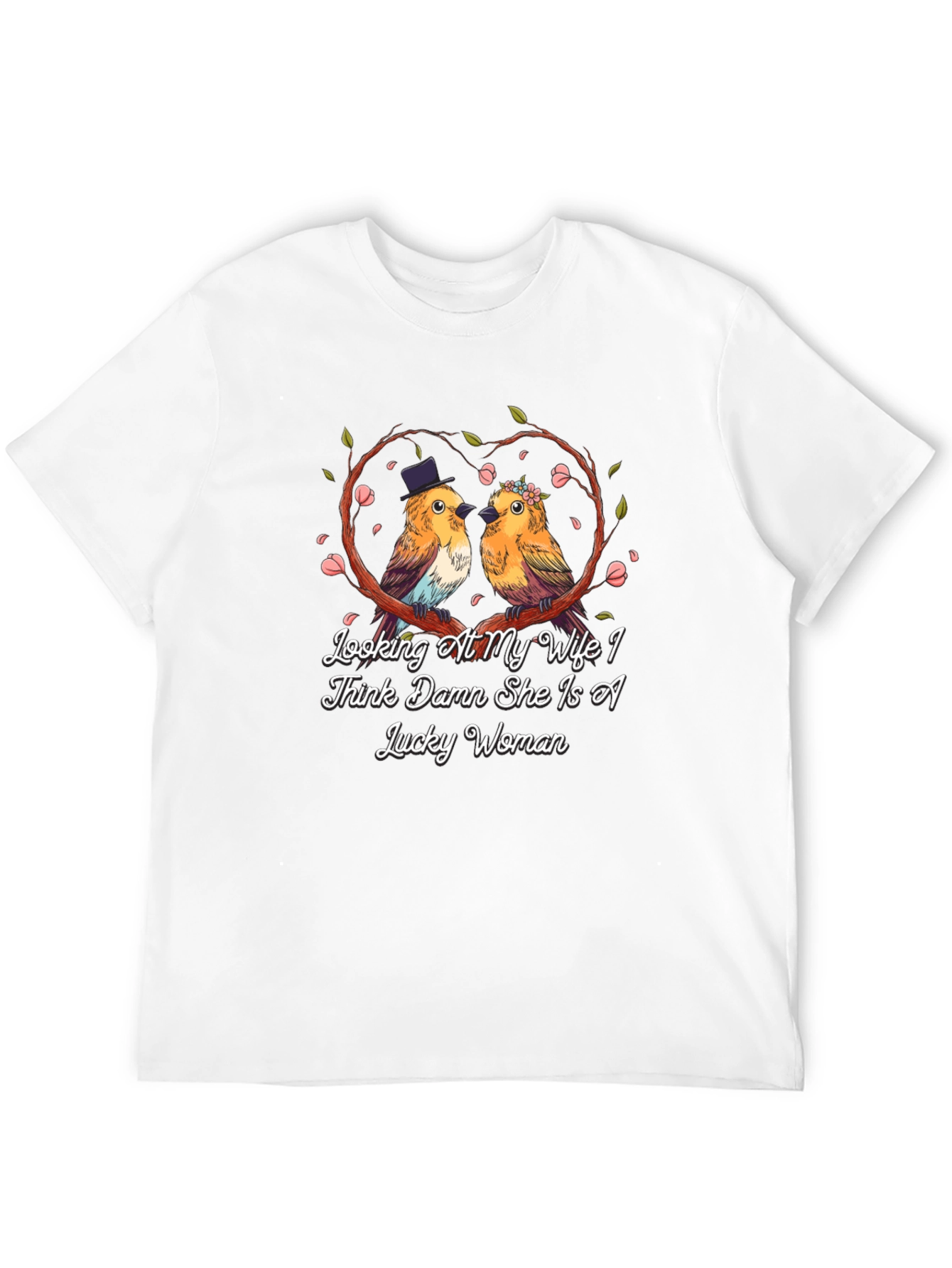 Lucky Wife Birds T-Shirt