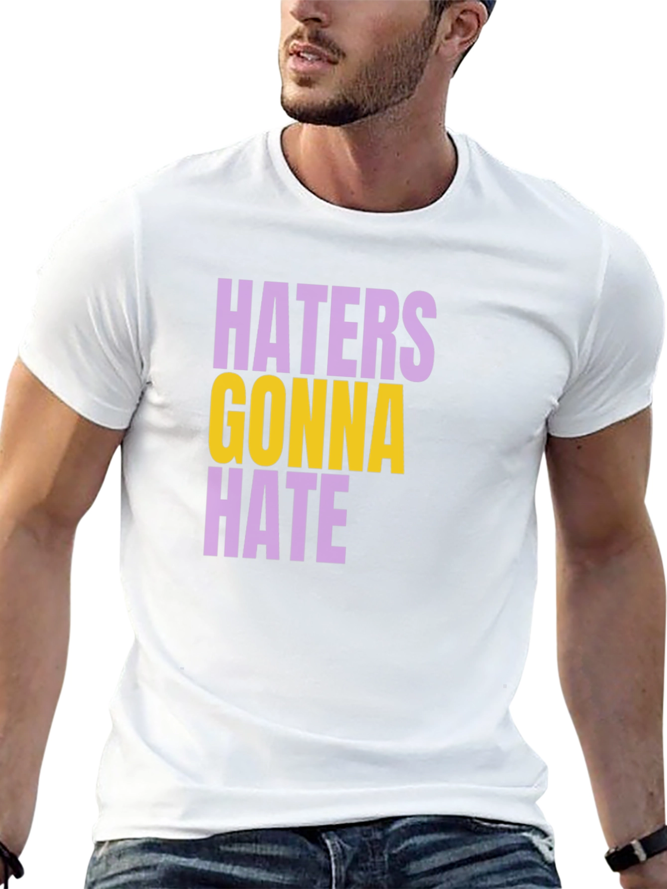 Haters Gonna Hate Graphic Tee - Black