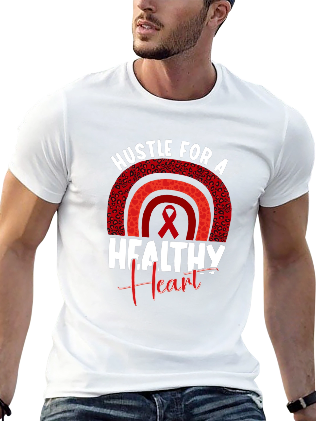 Hustle for a Healthy Heart Graphic Tee