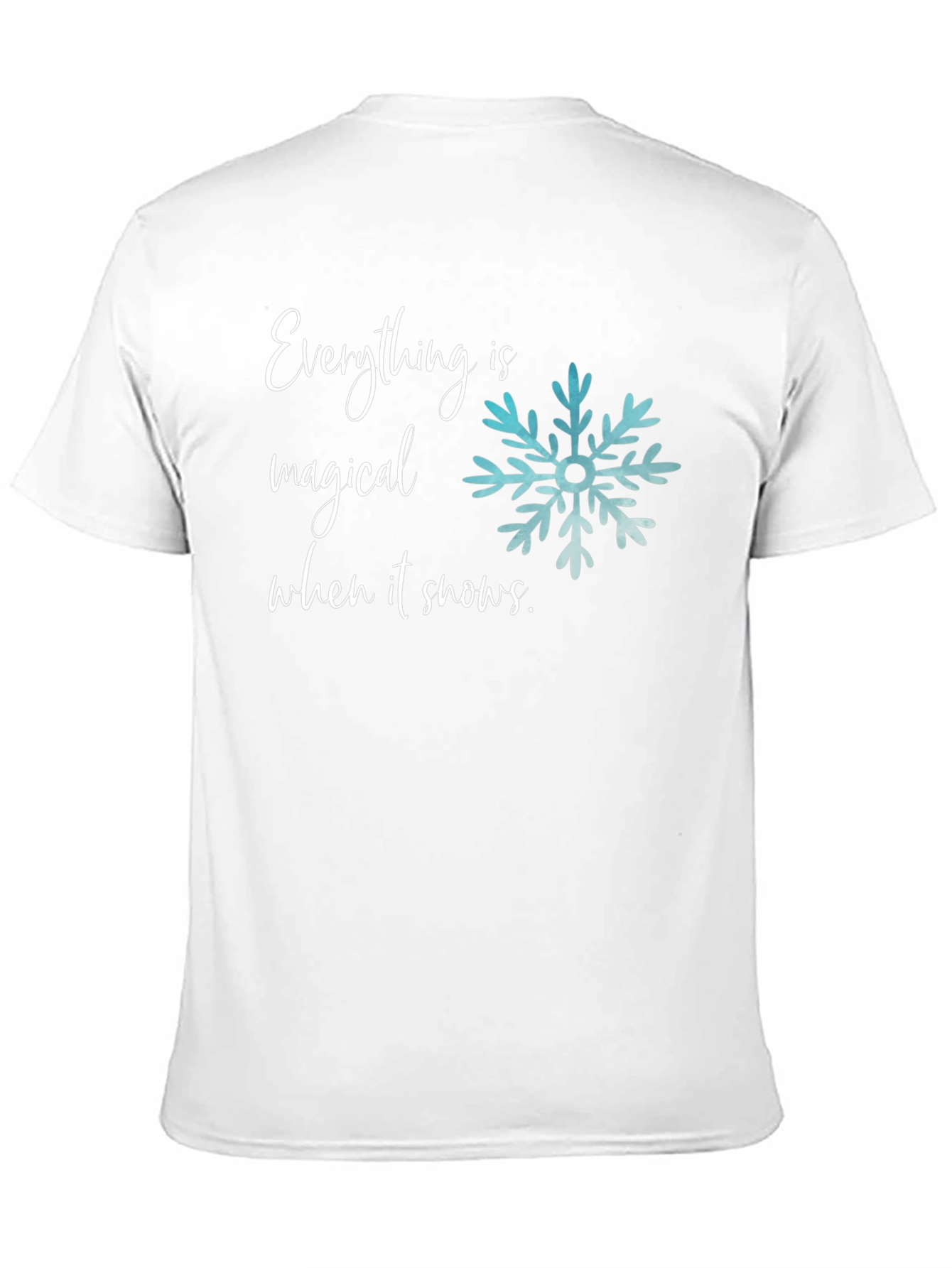 Magical Snow T-Shirt - Winter Holiday Graphic Tee