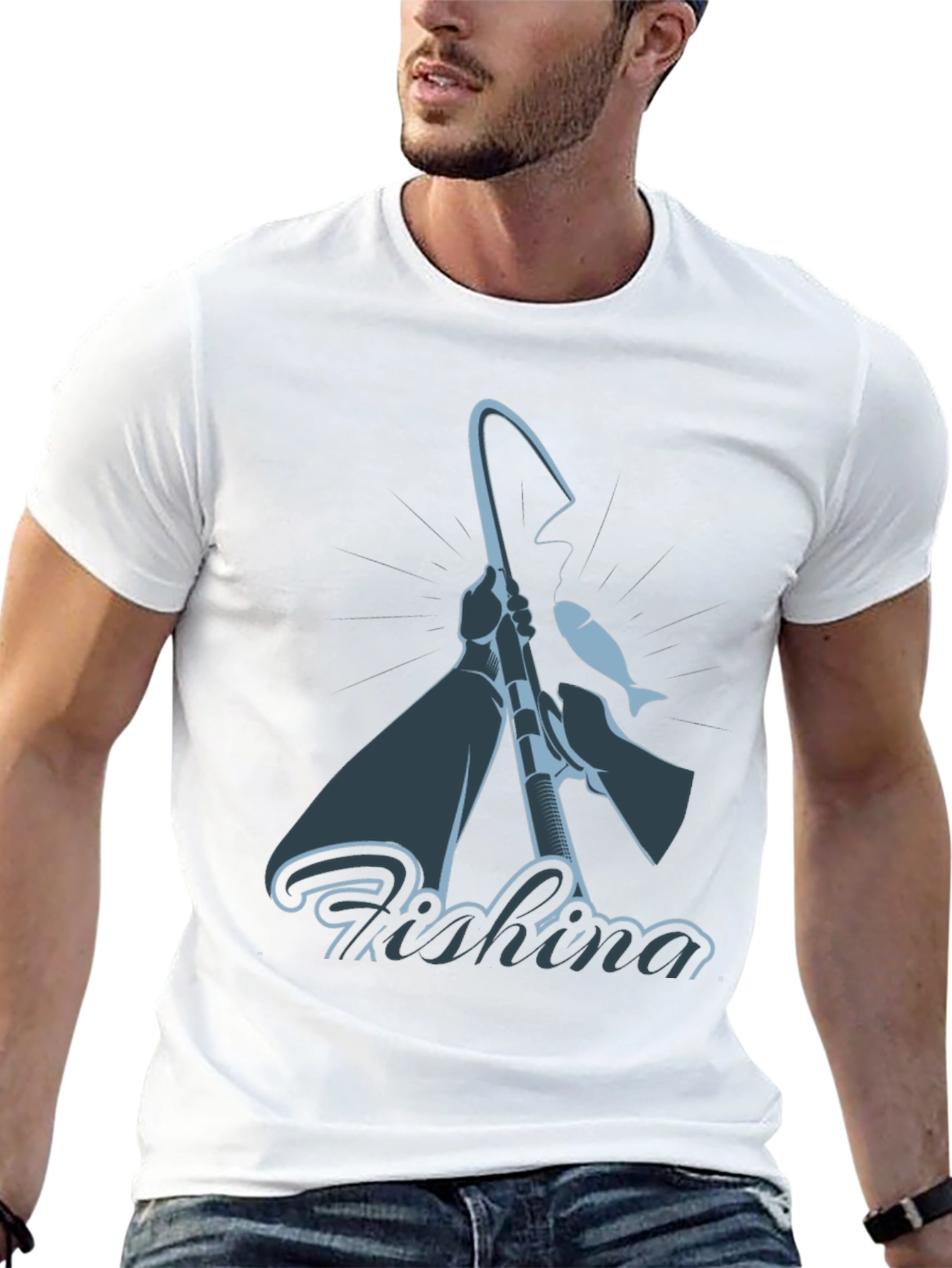 Fishing Graphic Tee - Angler Style