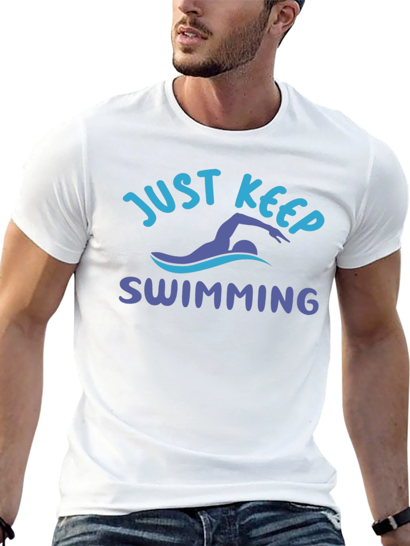 Just Keep Swimming Graphic Tee
