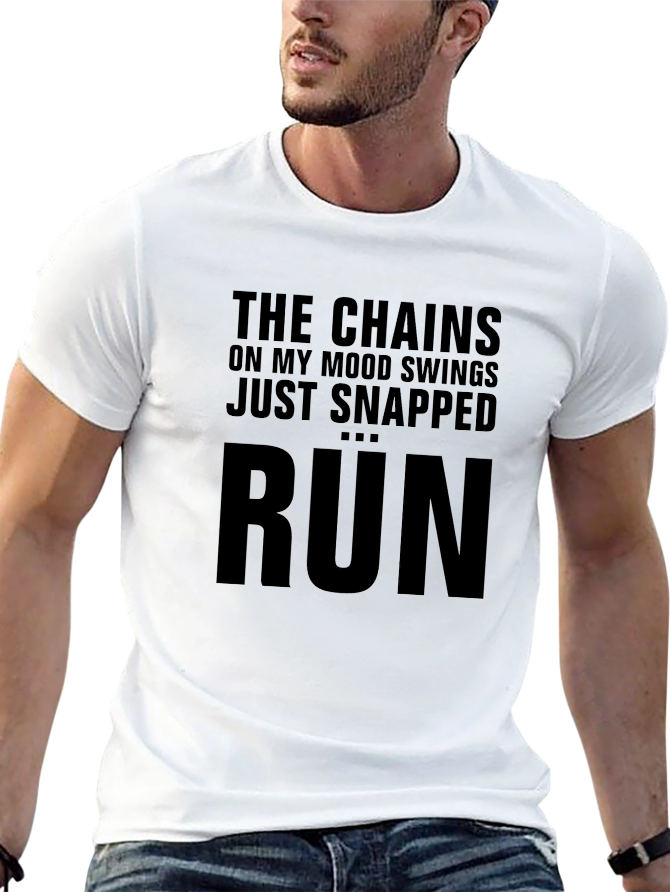 Mood Swing Chains Snapped Run Graphic T-Shirt