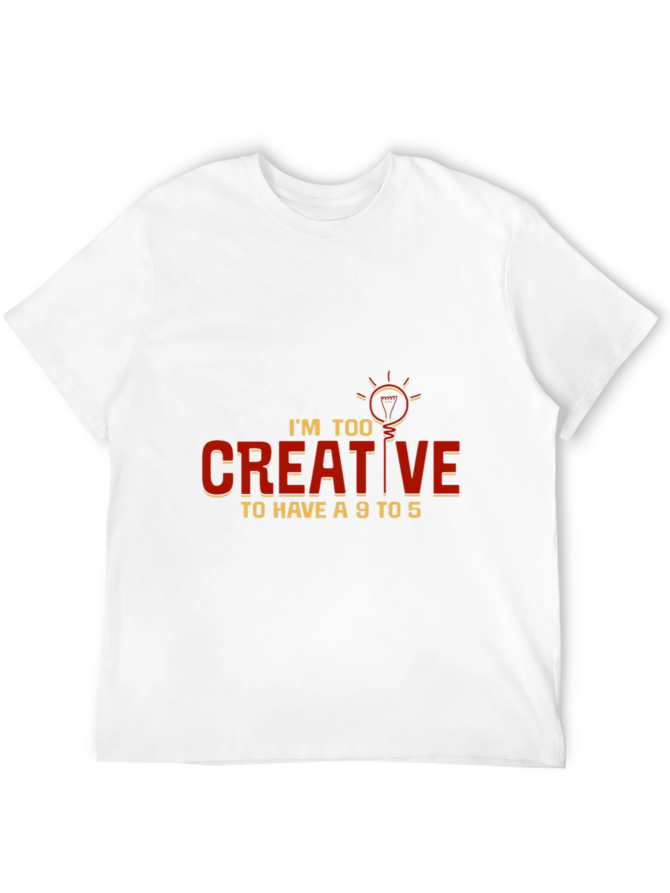Im Too Creative Black Graphic T-Shirt