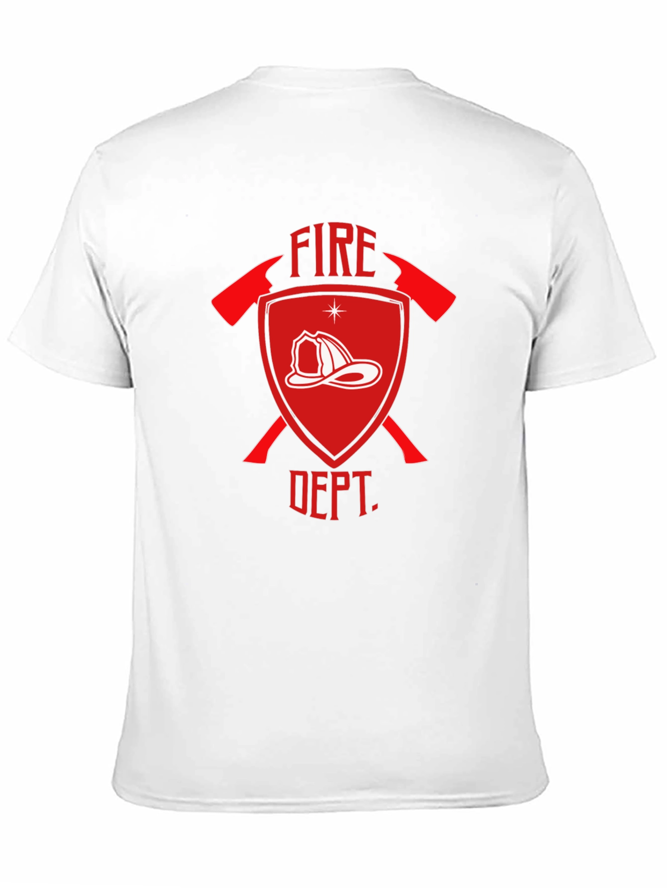 Fire Dept. Graphic Tee - Firefighter Tribute Shirt