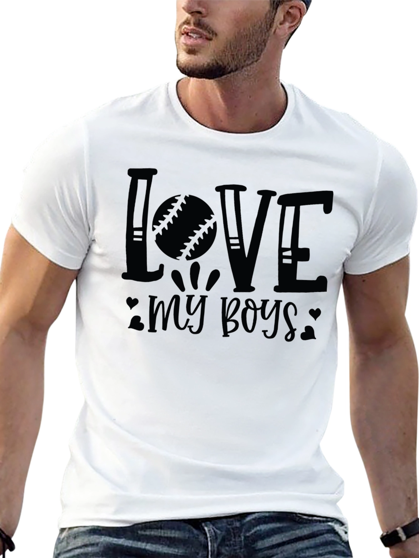 Love My Boys Baseball T-Shirt