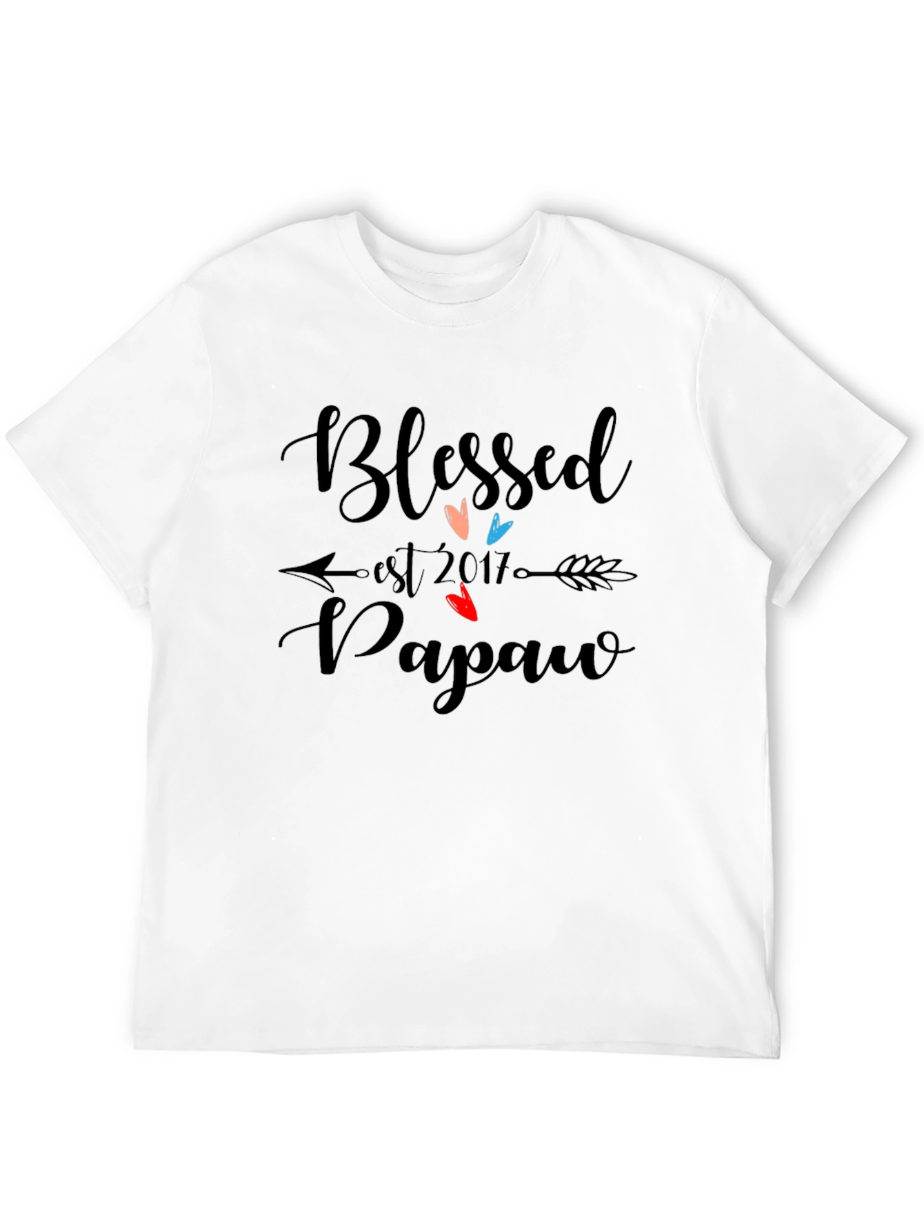 Blessed Papaw Est 2017 T-Shirt