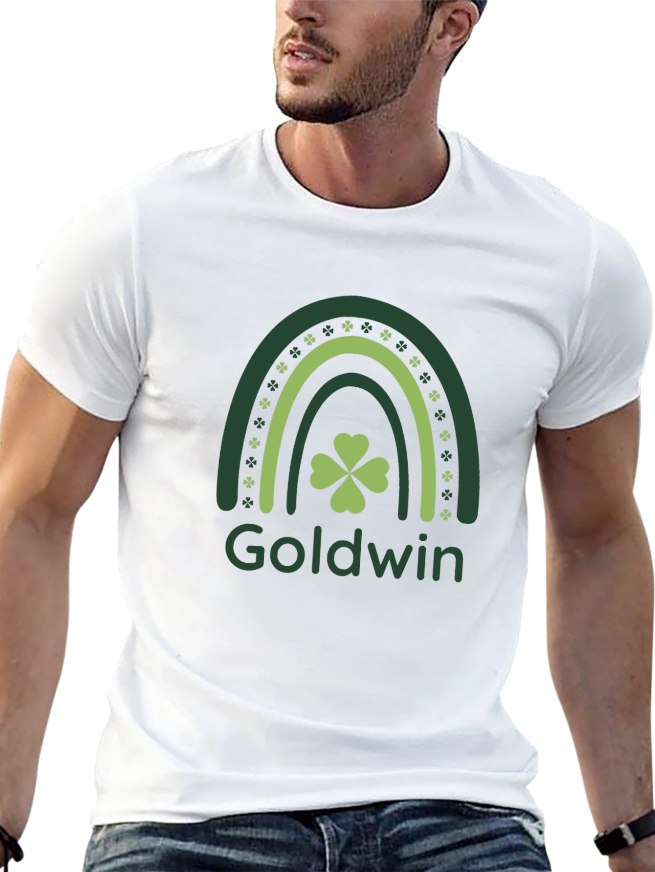 St. Patricks Day Goldwin Rainbow T-Shirt