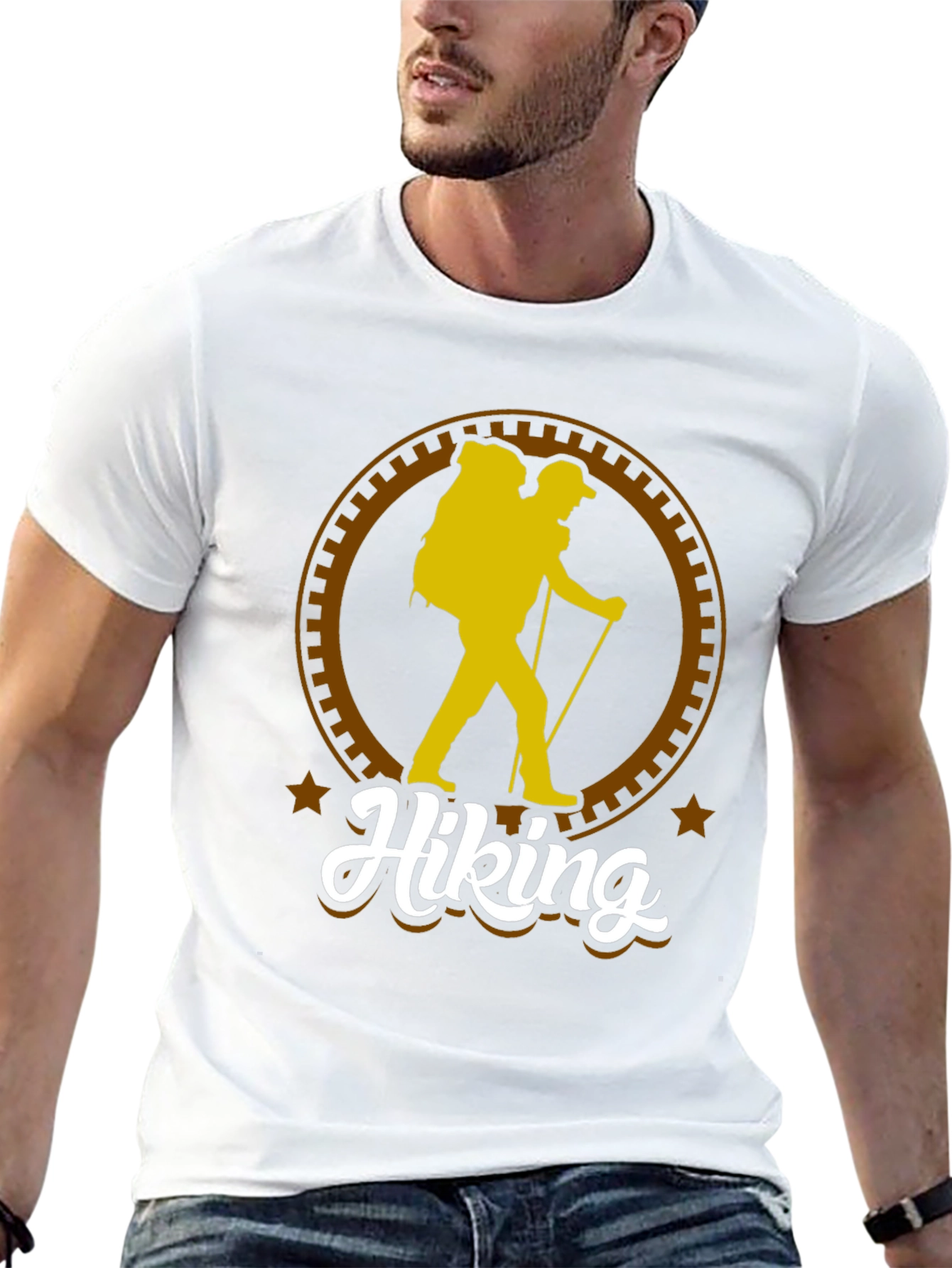 Hiking Adventure Graphic Tee - Black