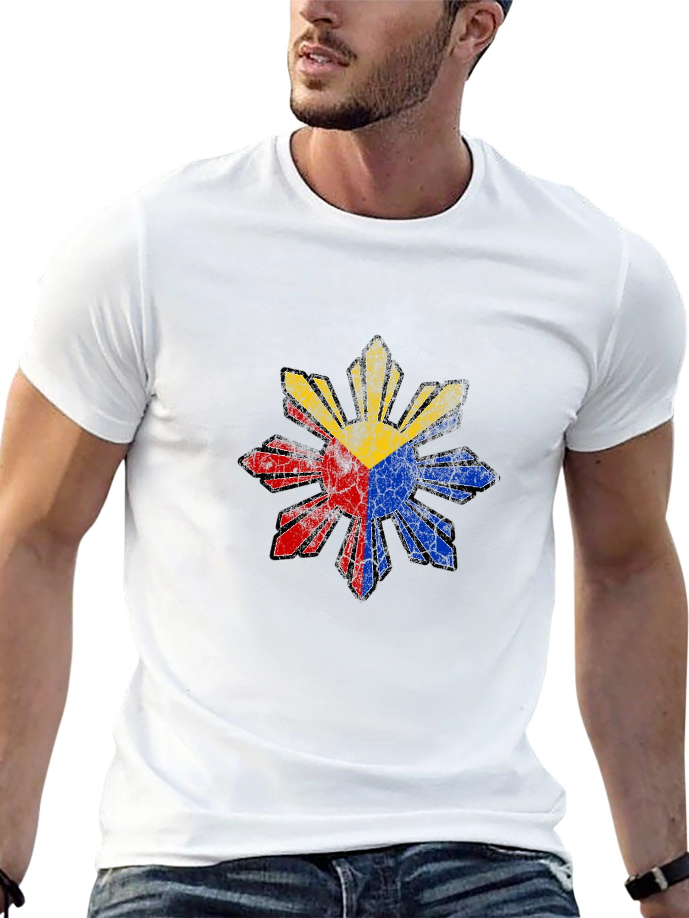 Filipino Pride T-Shirt - Sun and Stars