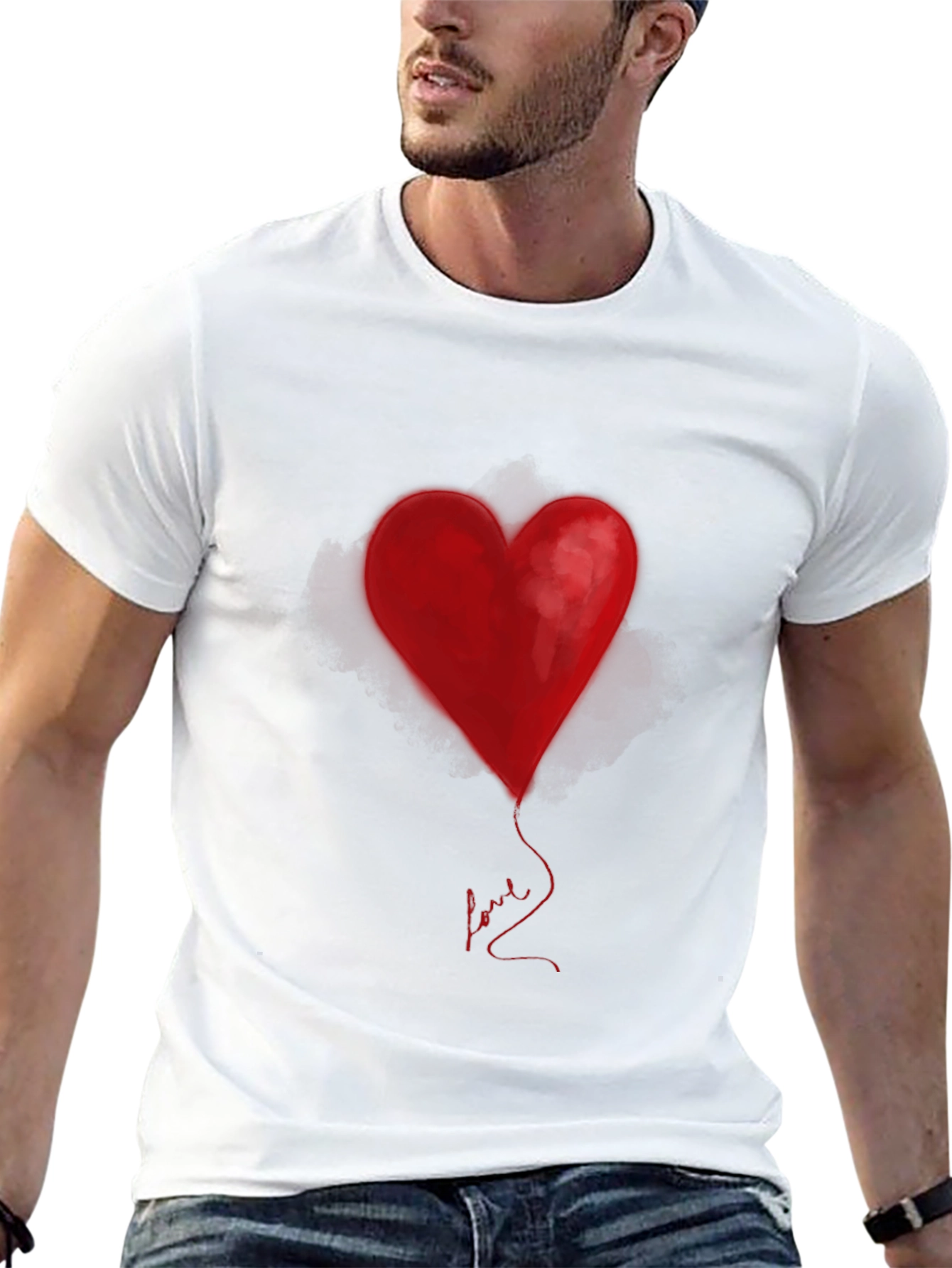 Heart Love Graphic T-Shirt
